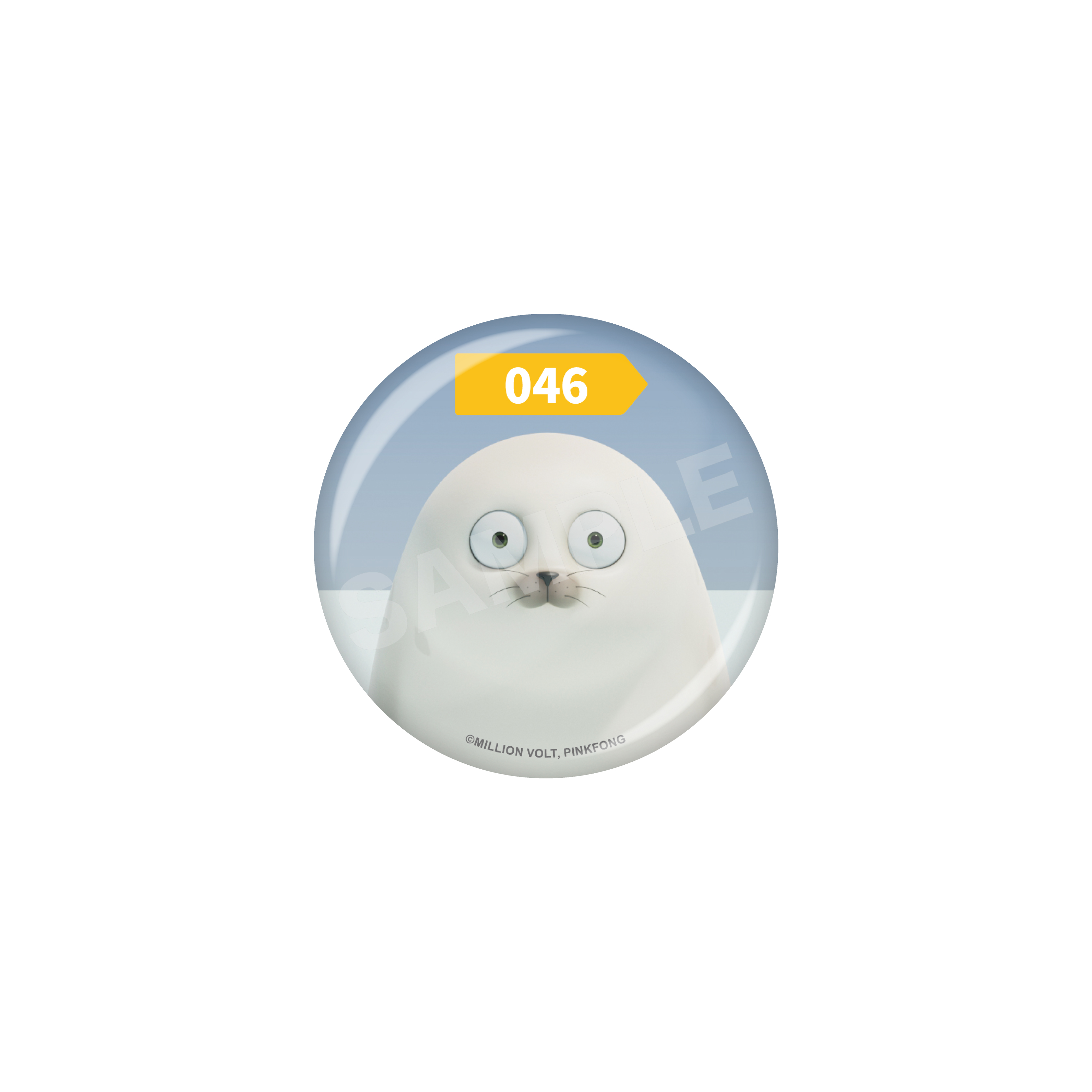SEALOOK 缶バッジ /43 046モチザラシ 画像 3 | AniSmile
