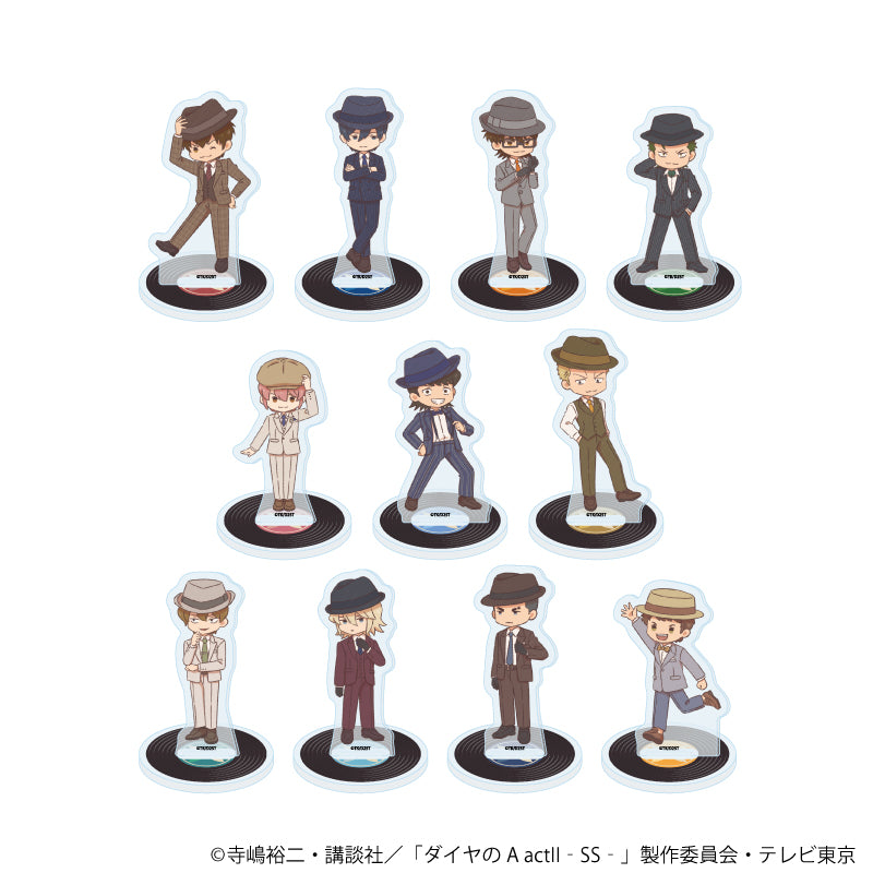 ホログラム缶バッジ(57mm)「TVアニメ『ダイヤのA actⅡ -Second Season-』」02/ブラインド(全11種)(レトロアートイラスト) 画像 4 | AniSmile
