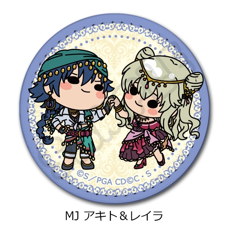 『コードギアス 亡国のアキト』レザーバッジ(丸形) MJ (アキト&レイラ) - 公式商品画像 | AniSmile