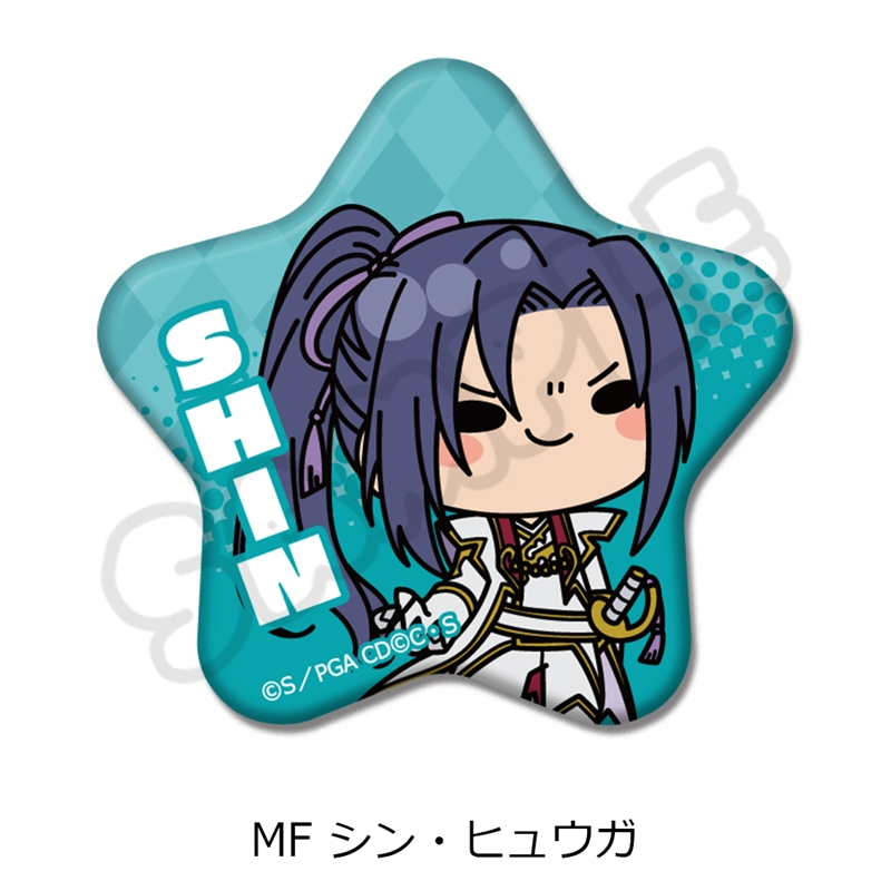 『コードギアス 亡国のアキト』星形缶バッジ MF (シン・ヒュウガ) - 公式商品画像 | AniSmile