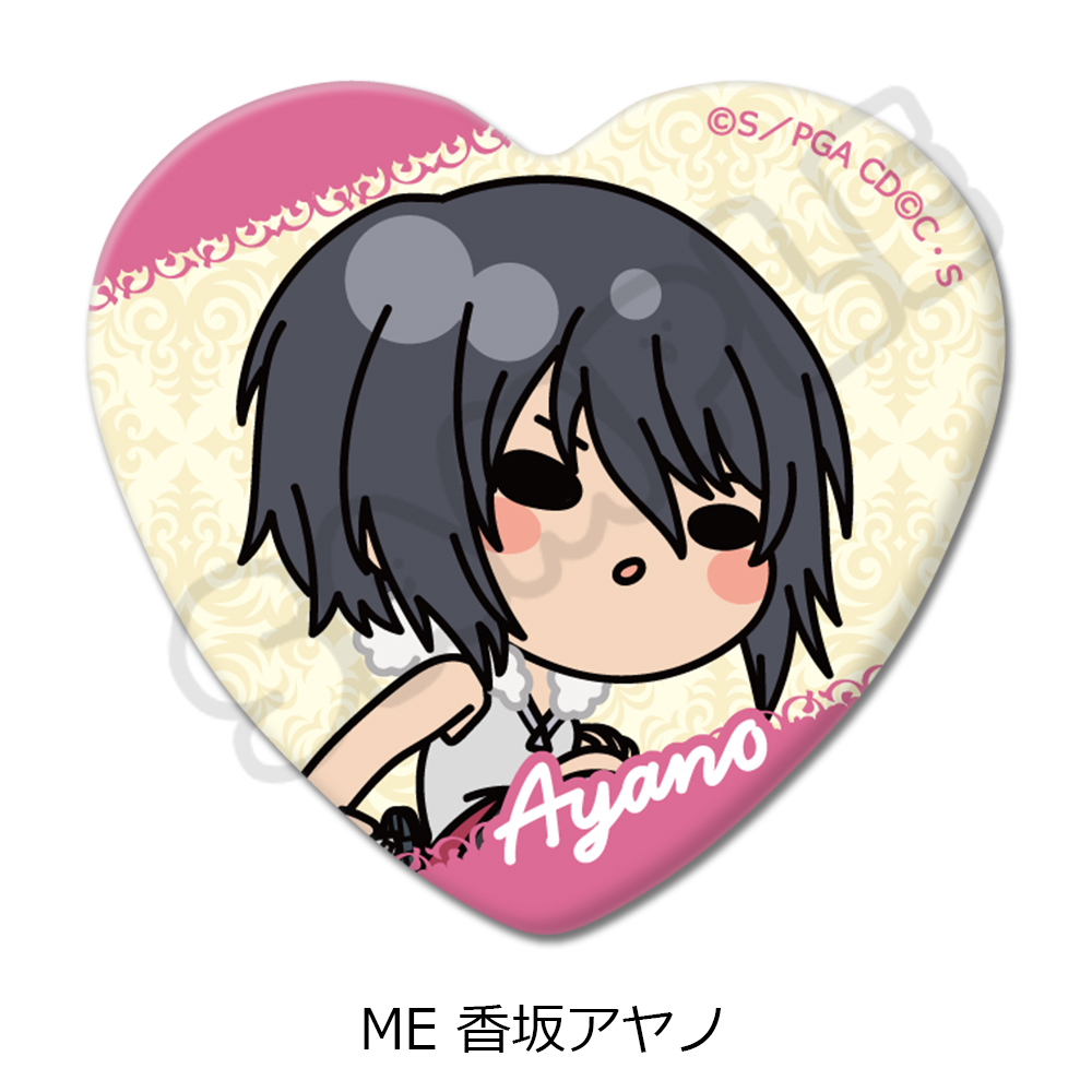 『コードギアス 亡国のアキト』ハート型缶バッジ ME (香坂アヤノ) 画像 2 | AniSmile