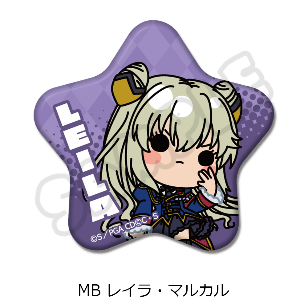 『コードギアス 亡国のアキト』星形缶バッジ MB (レイラ・マルカル) 画像 2 | AniSmile