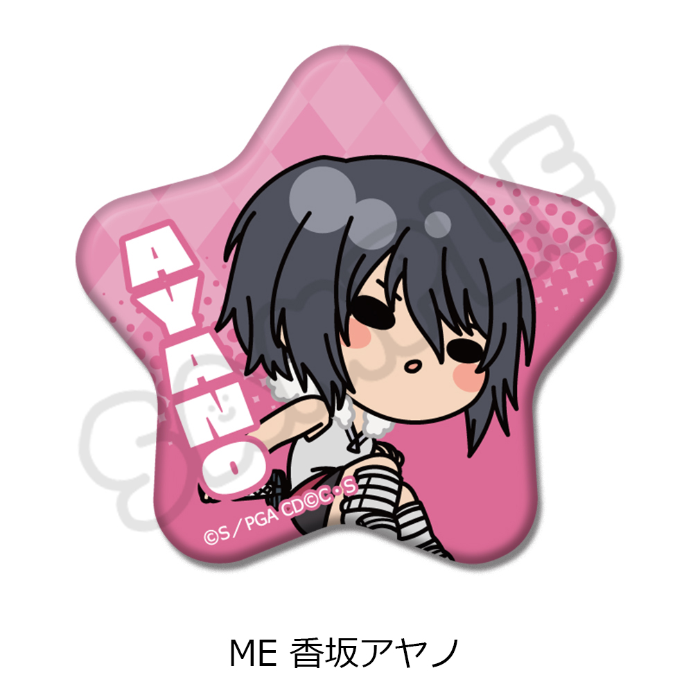 『コードギアス 亡国のアキト』星形缶バッジ ME (香坂アヤノ) 画像 2 | AniSmile