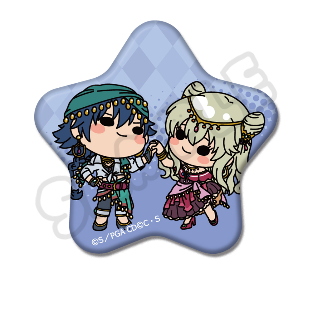 『コードギアス 亡国のアキト』星形缶バッジ MJ (アキト&レイラ) 画像 3 | AniSmile