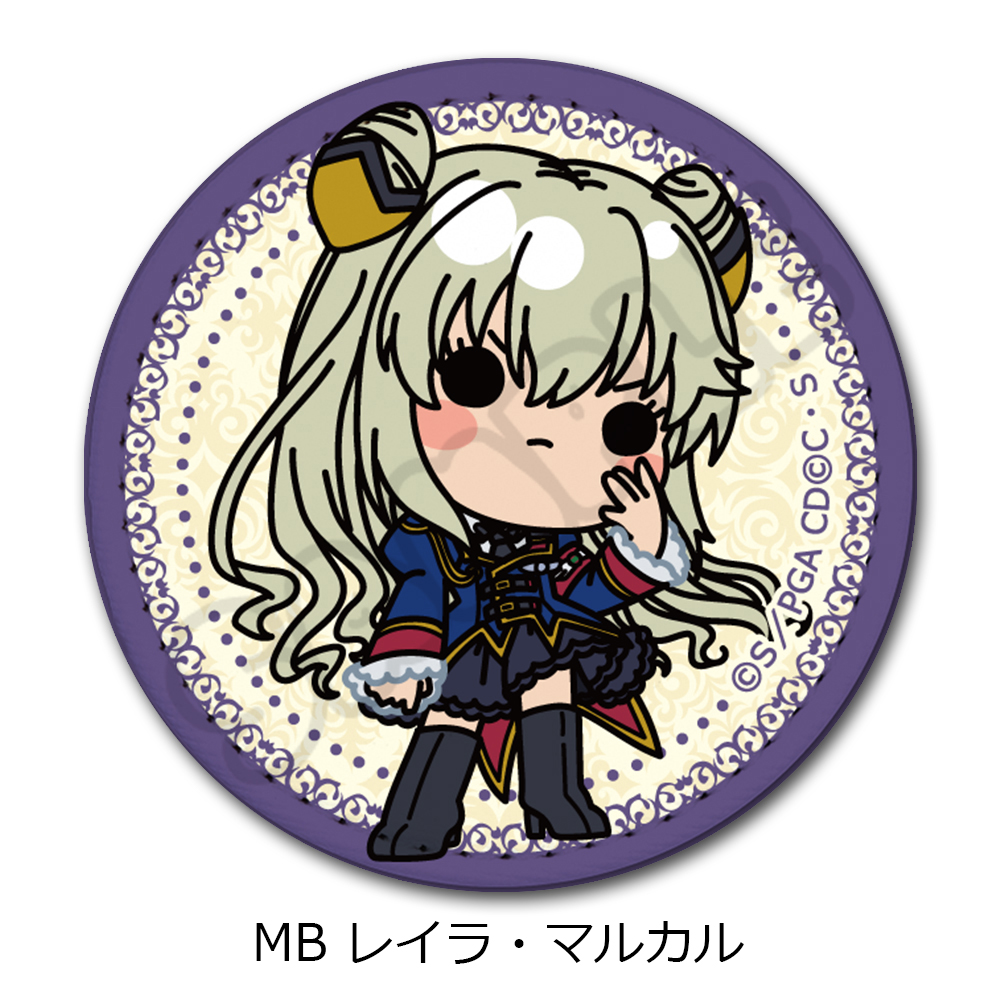 『コードギアス 亡国のアキト』レザーバッジ(丸形) MB (レイラ・マルカル) 画像 2 | AniSmile
