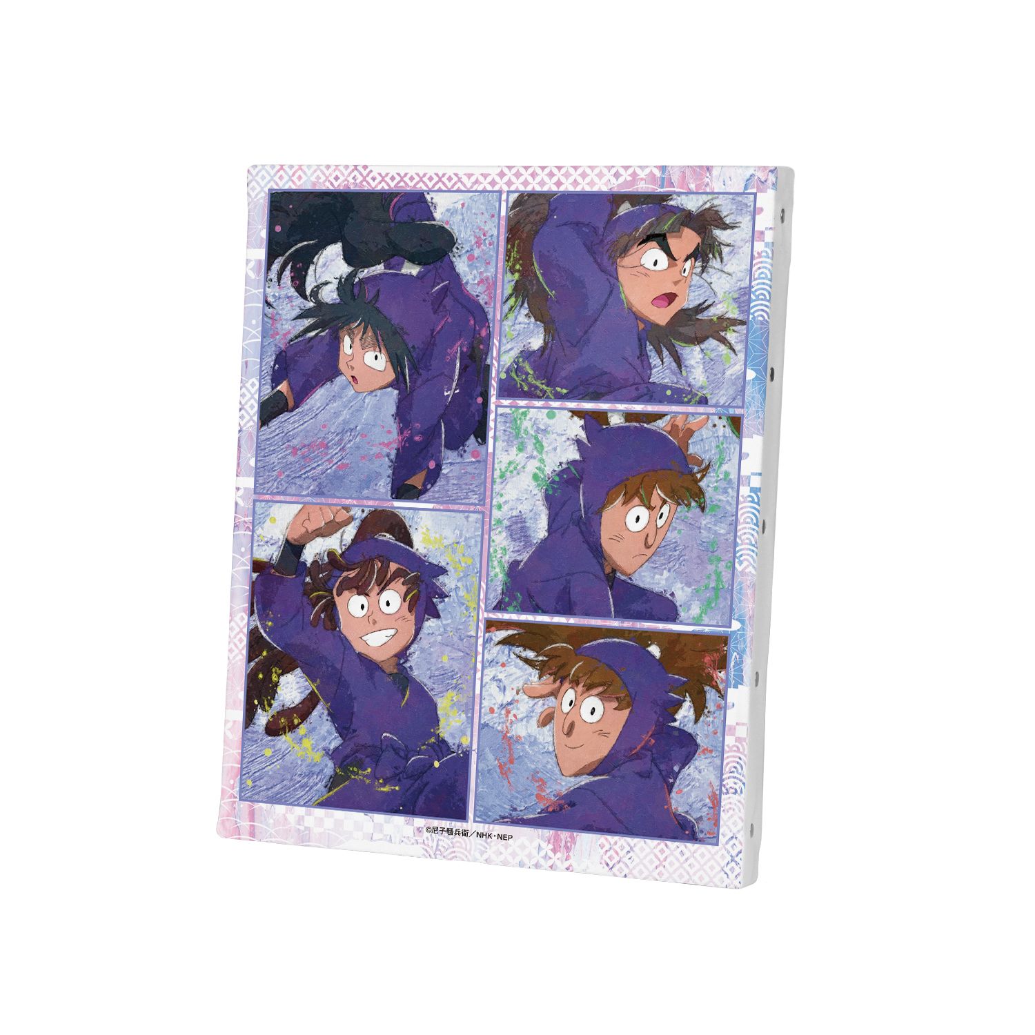 忍たま乱太郎 五年生集合 grunge CANVAS キャンバスボード - 公式商品画像 | AniSmile