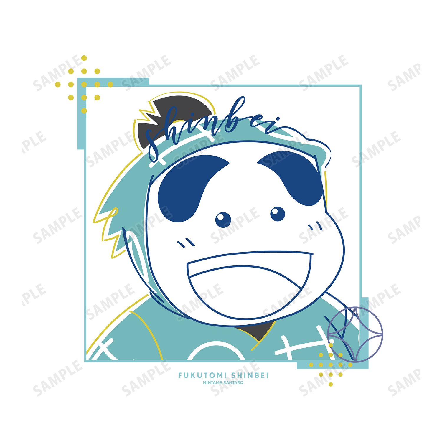 忍たま乱太郎 福富しんべヱ lette-graph Tシャツレディース(サイズ/XXL) 画像 3 | AniSmile