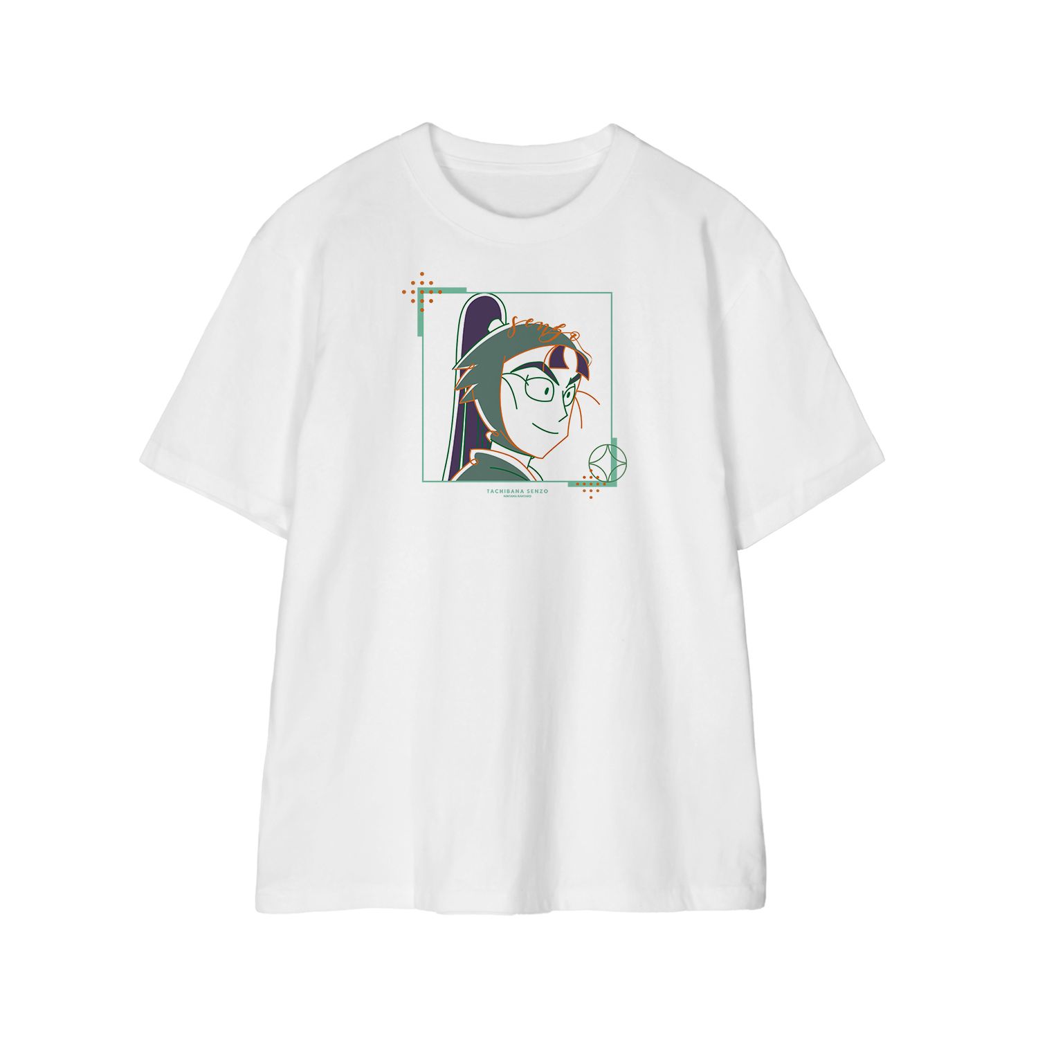 忍たま乱太郎 立花仙蔵 lette-graph Tシャツメンズ(サイズ/S) - 公式商品画像 | AniSmile