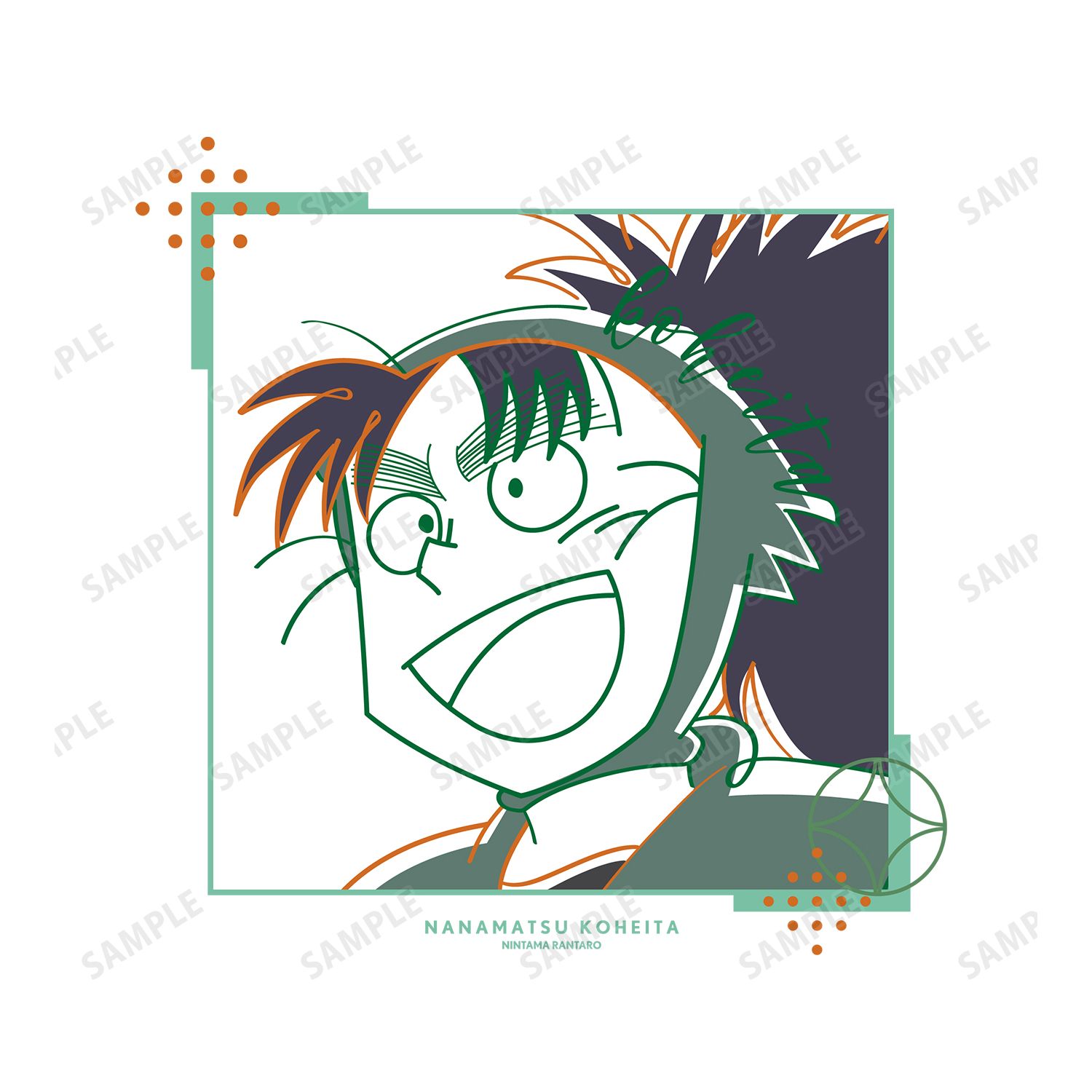 忍たま乱太郎 七松小平太 lette-graph Tシャツレディース(サイズ/M) 画像 3 | AniSmile