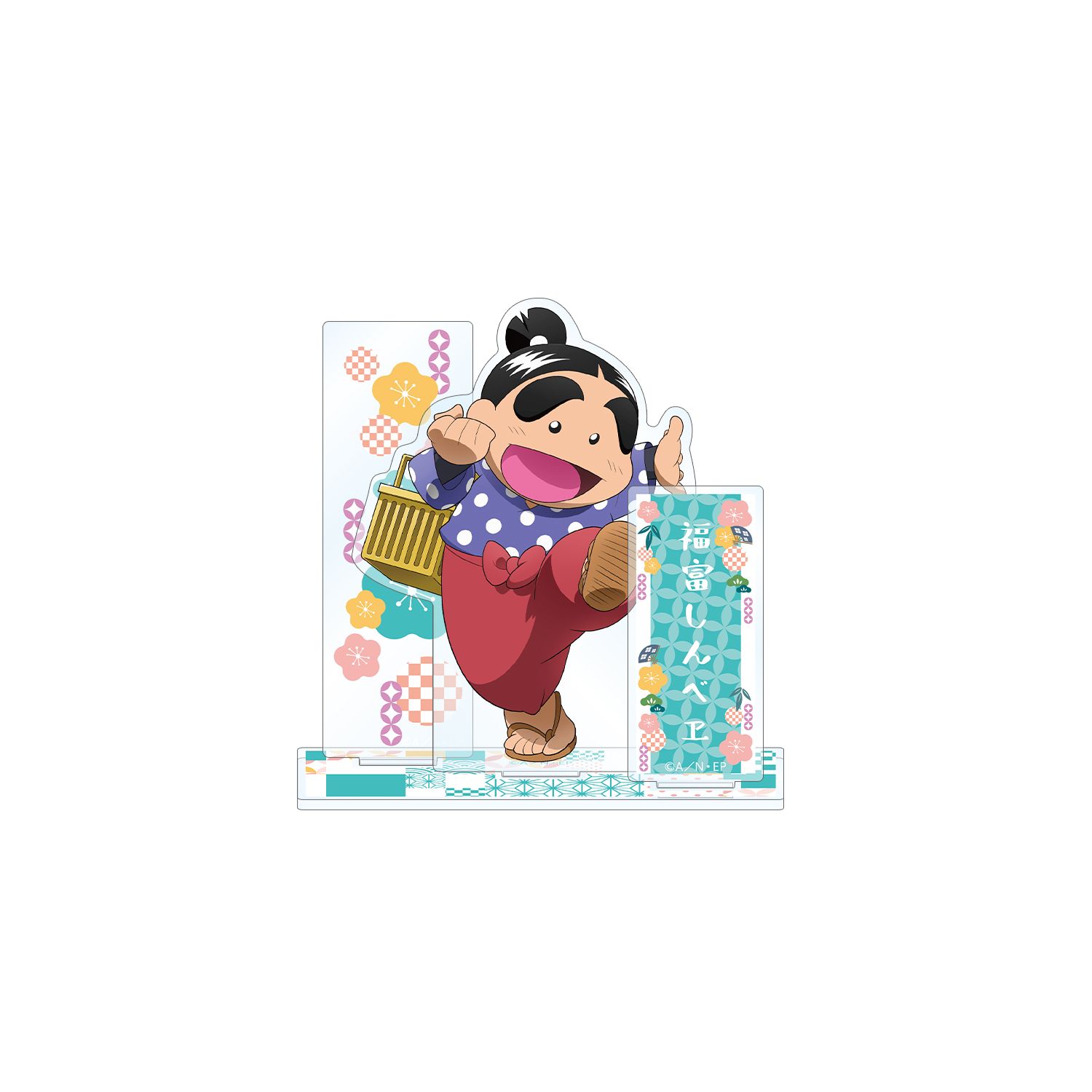 忍たま乱太郎 描き下ろしイラスト 福富しんべヱ みんなで商いver. BIGアクリルスタンド - 公式商品画像 | AniSmile