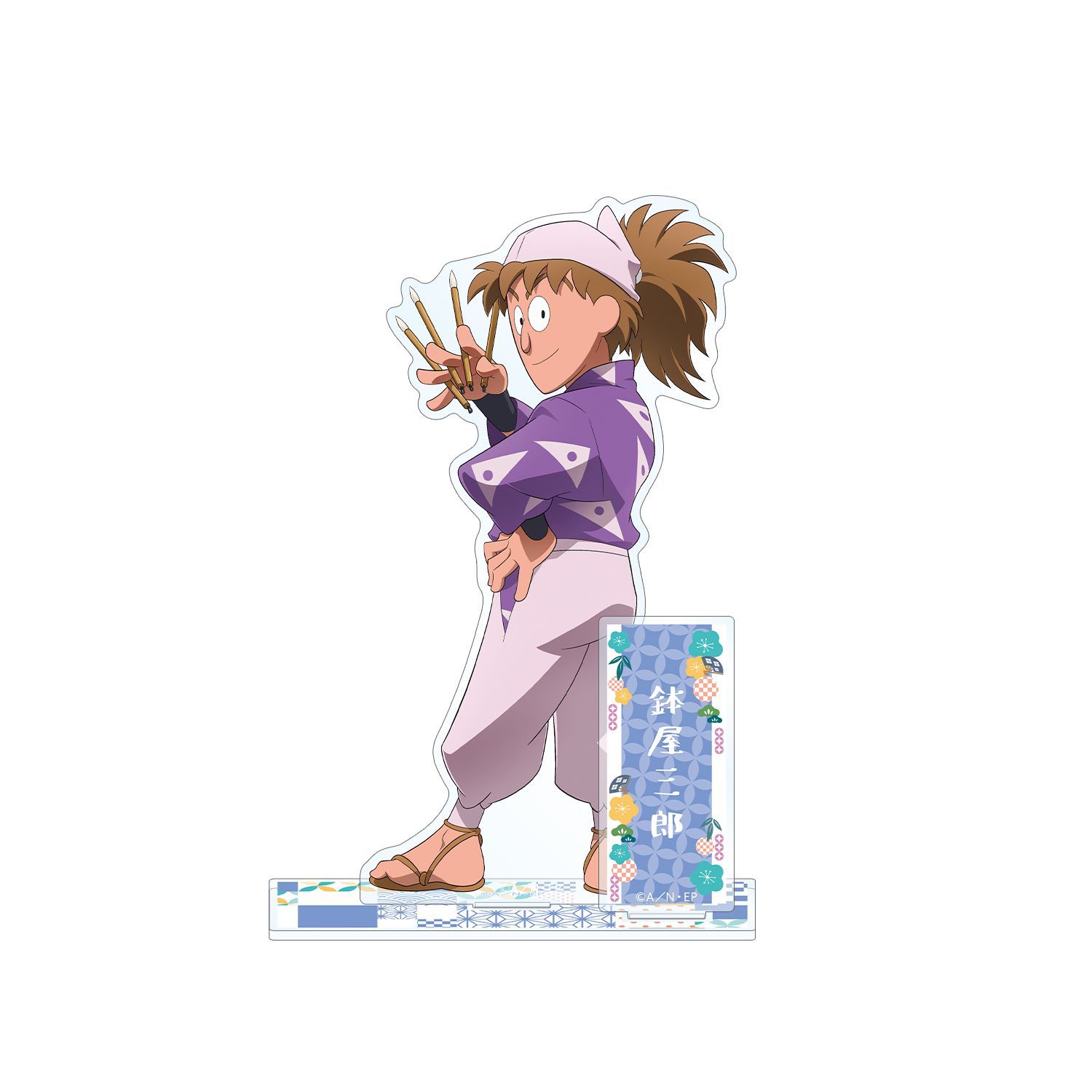 忍たま乱太郎 描き下ろしイラスト 鉢屋三郎 みんなで商いver. BIGアクリルスタンド - 公式商品画像 | AniSmile