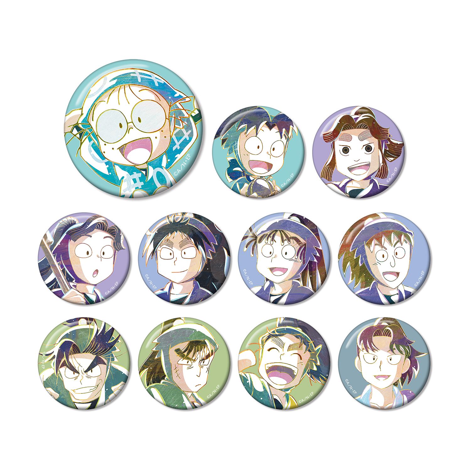 忍たま乱太郎 トレーディング Ani-Art 缶バッジ ver.A(単位/単品) - 公式商品画像 | AniSmile