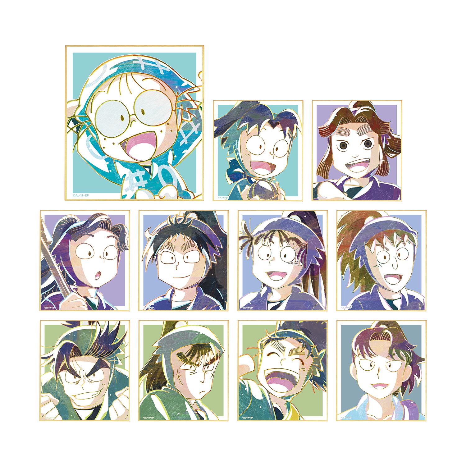 忍たま乱太郎 トレーディング Ani-Art ミニ色紙 ver.A(単位/単品) - 公式商品画像 | AniSmile