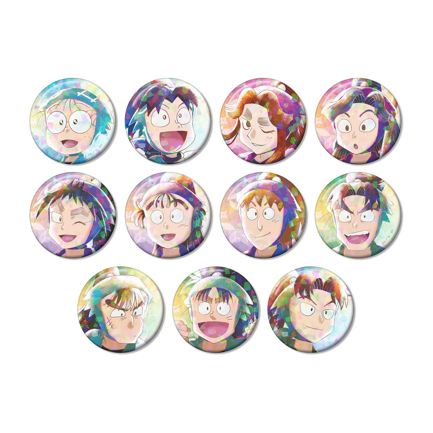 忍たま乱太郎 トレーディング Ani-Art aqua label ホログラム缶バッジ ver.A(単位/単品) - 公式商品画像 | AniSmile