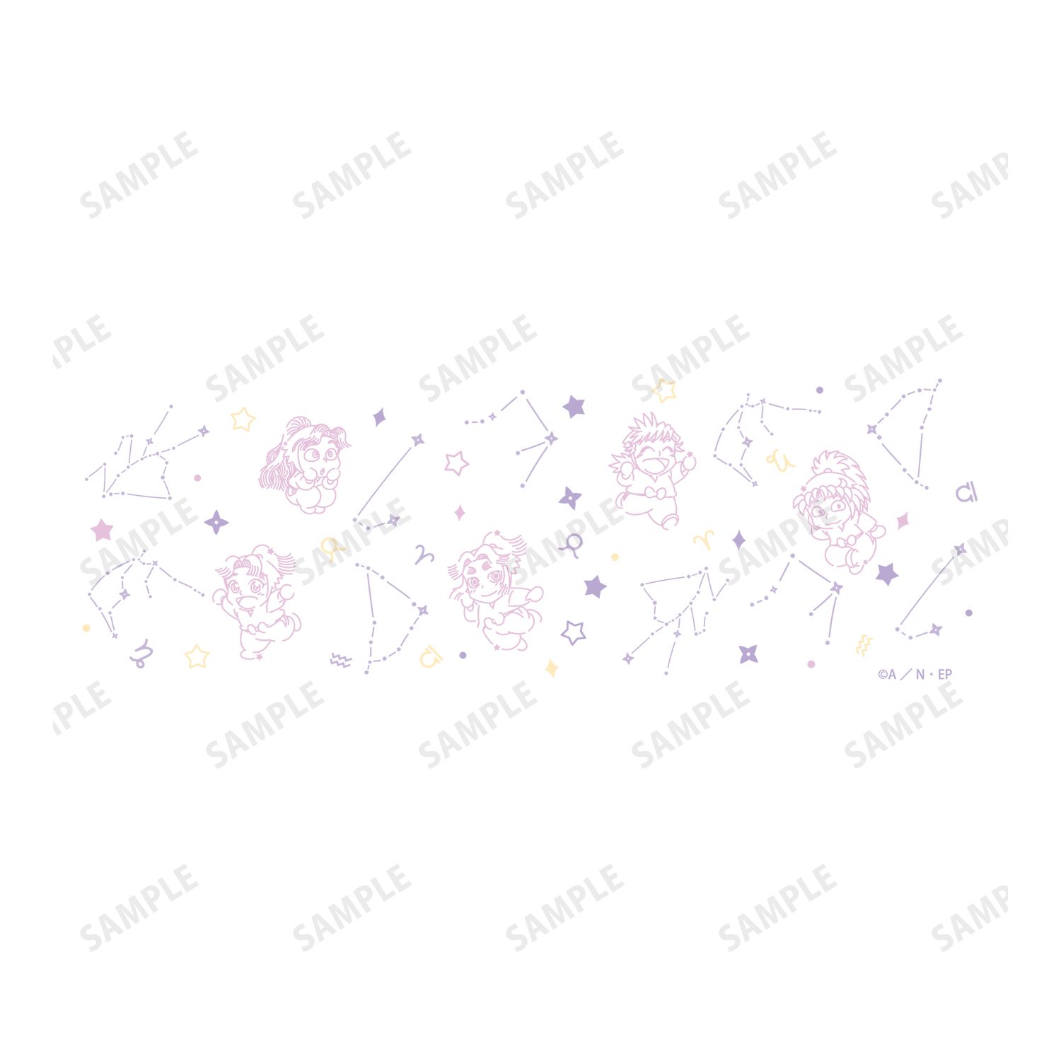 忍たま乱太郎 四年生集合 ar-Unity 星座柄 メガネケース 画像 4 | AniSmile