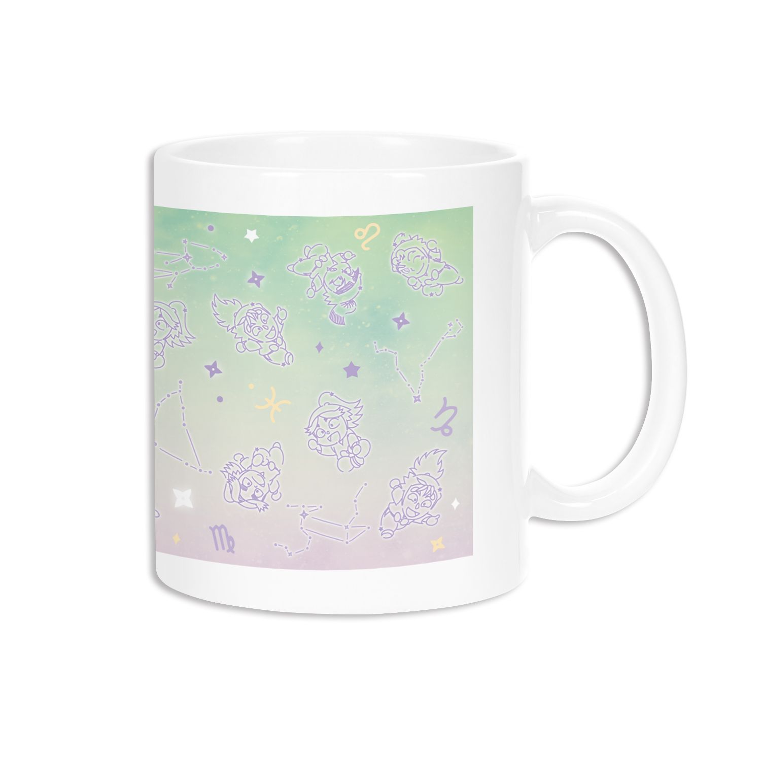 忍たま乱太郎 三年生集合 ar-Unity 星座柄 マグカップ 画像 2 | AniSmile