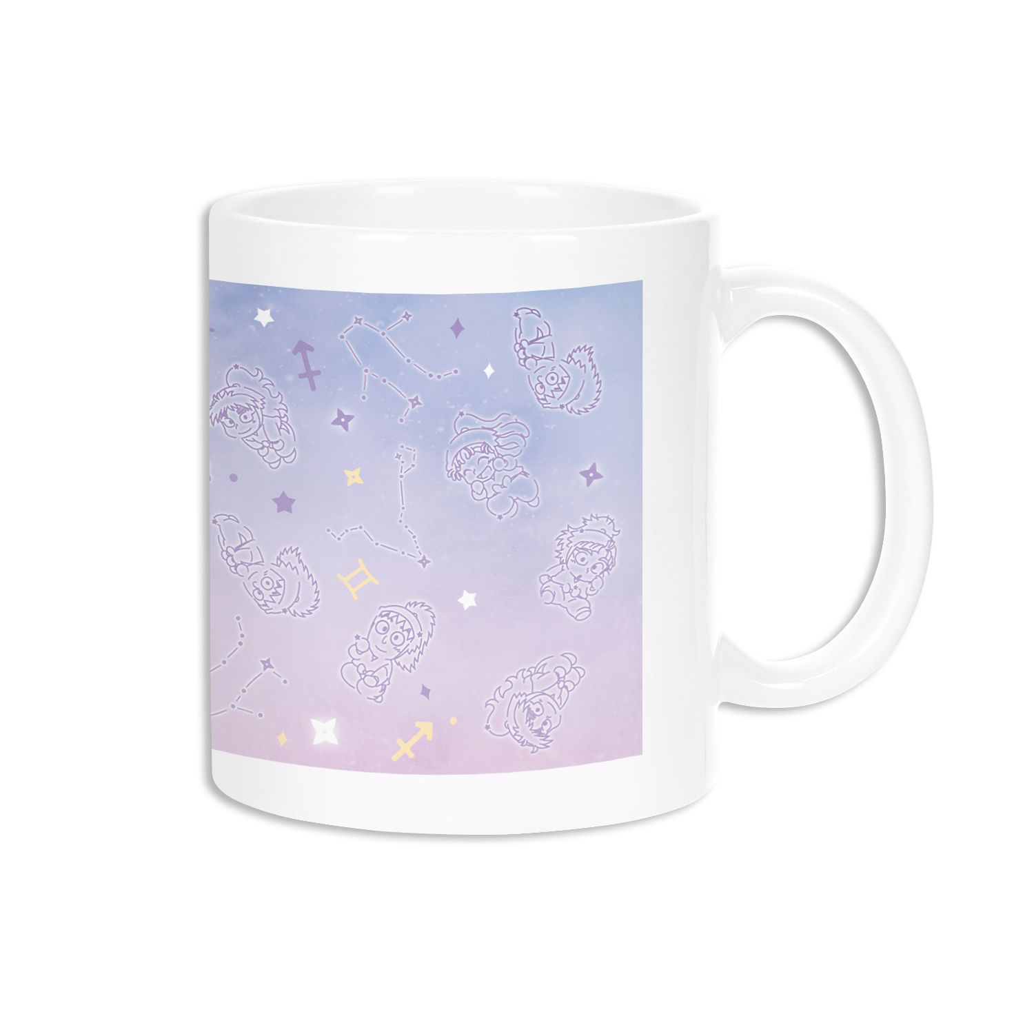 忍たま乱太郎 五年生集合 ar-Unity 星座柄 マグカップ 画像 3 | AniSmile