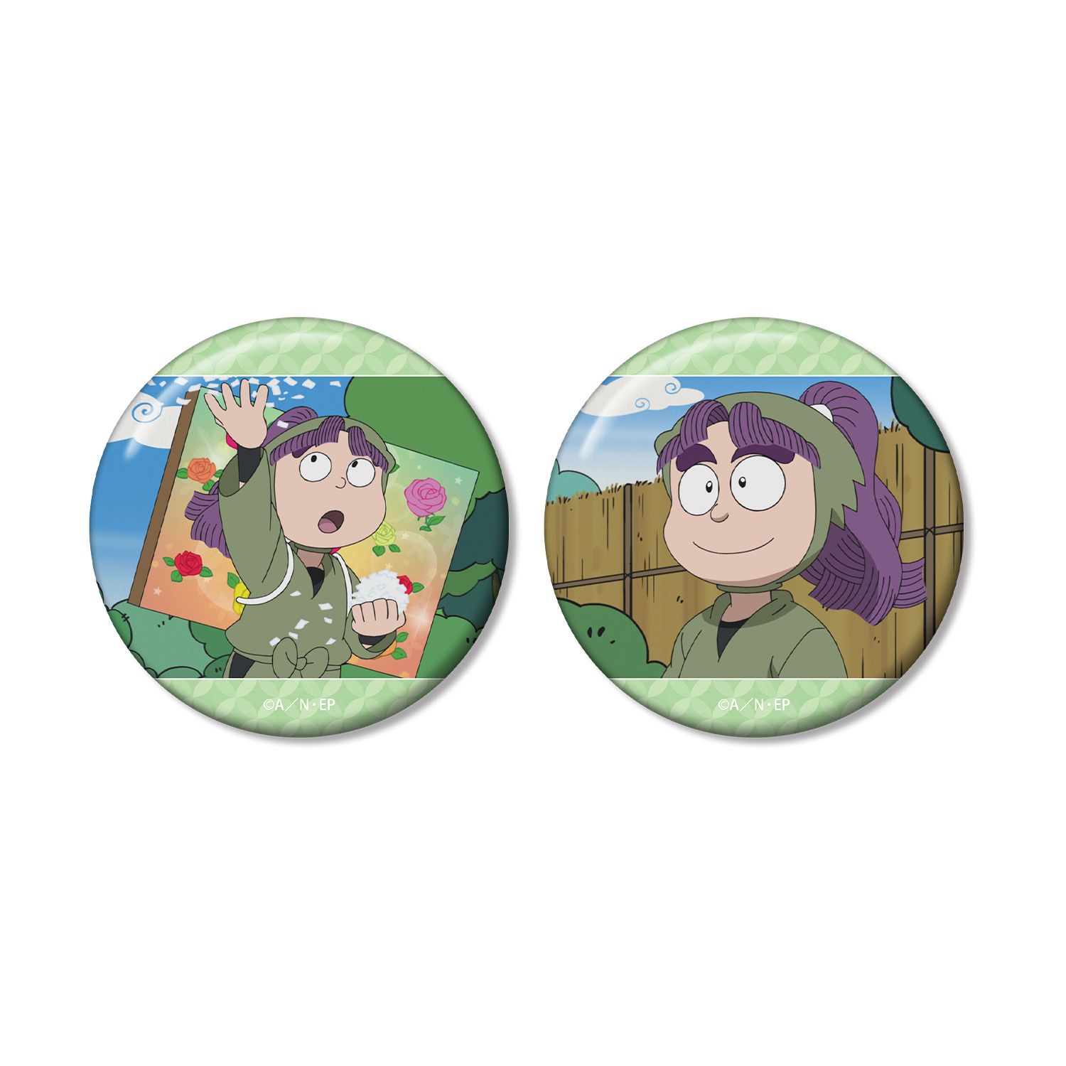 忍たま乱太郎 三反田数馬 場面写缶バッジ2個セット - 公式商品画像 | AniSmile