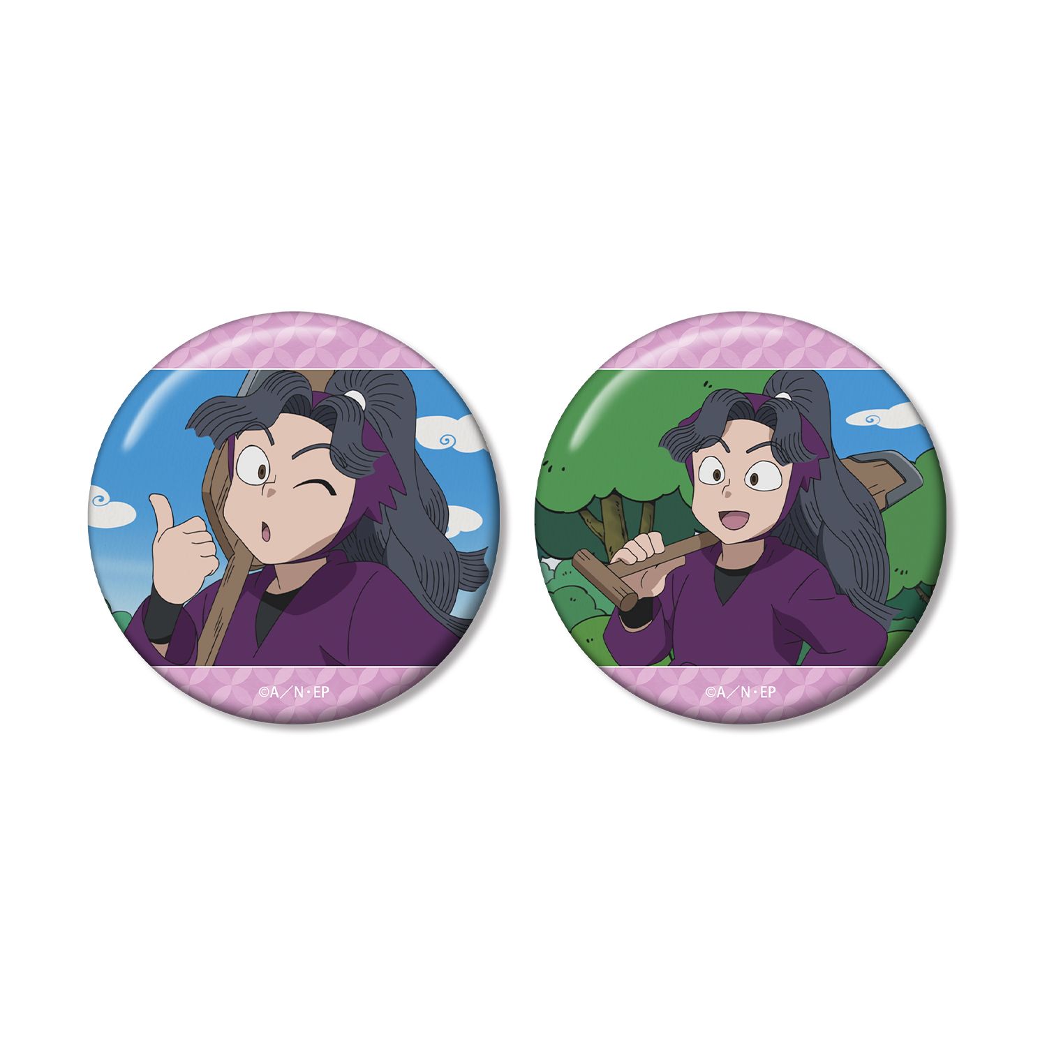 忍たま乱太郎 綾部喜八郎 場面写缶バッジ2個セット - 公式商品画像 | AniSmile
