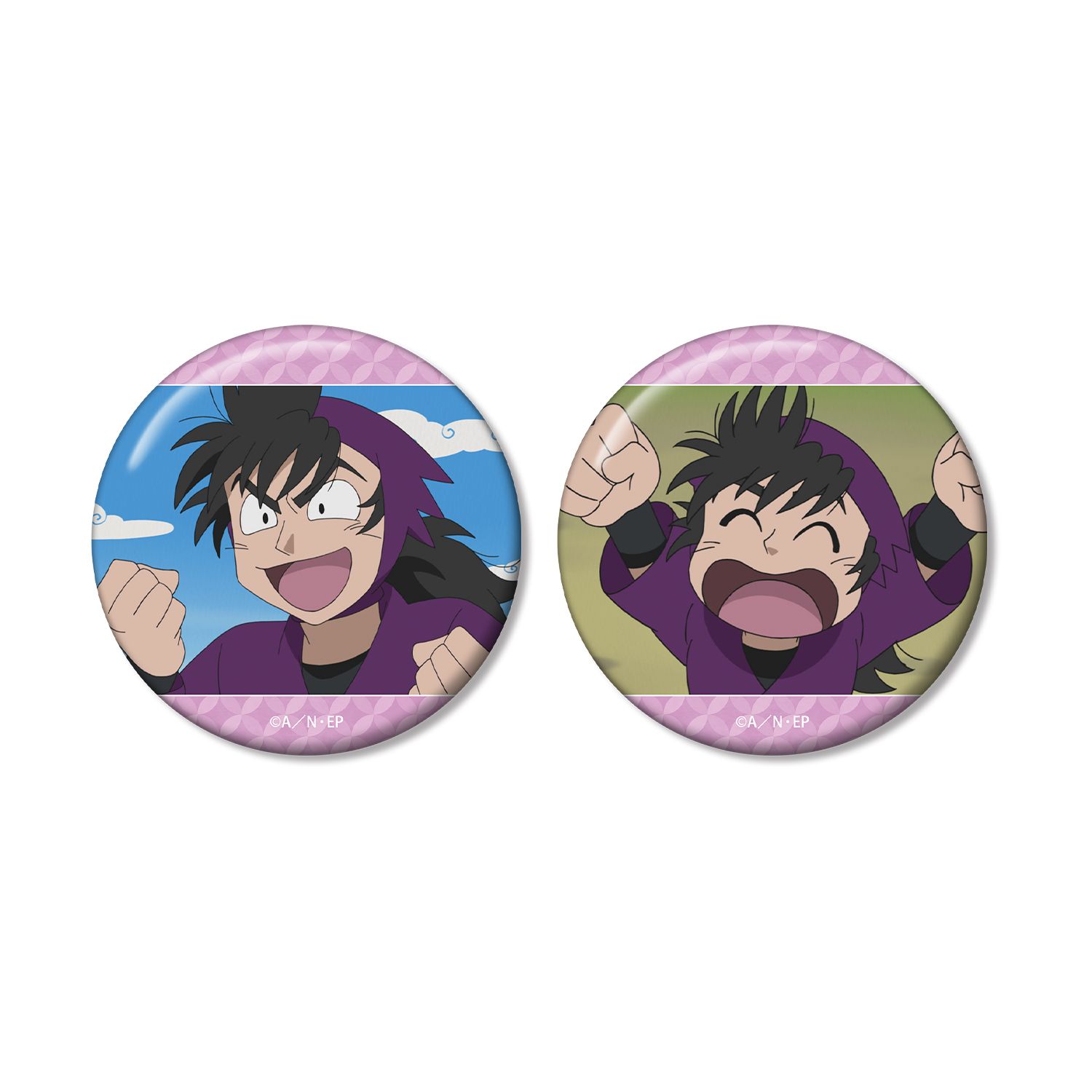 忍たま乱太郎 浜 守一郎 場面写缶バッジ2個セット - 公式商品画像 | AniSmile