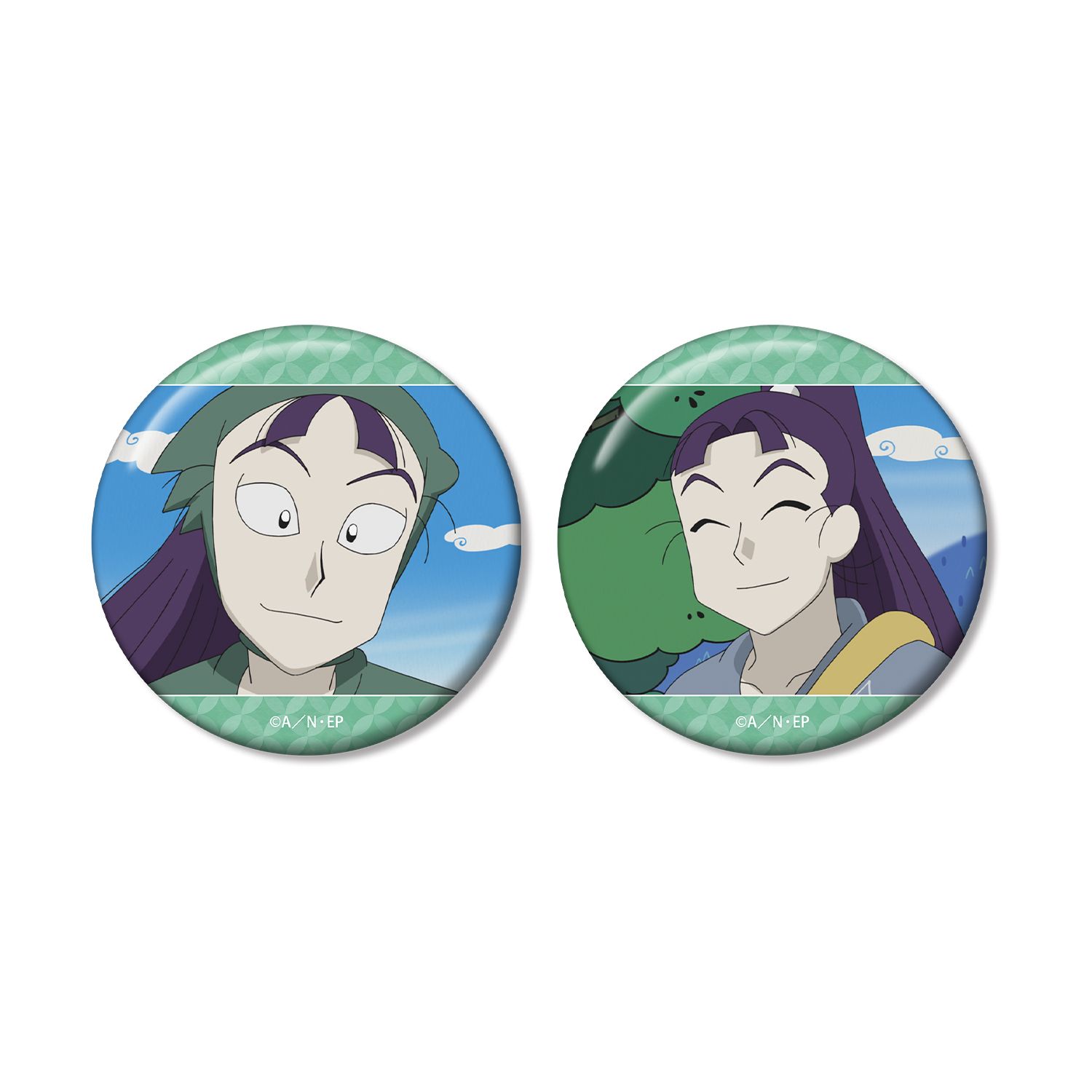 忍たま乱太郎 立花仙蔵 場面写缶バッジ2個セット - 公式商品画像 | AniSmile