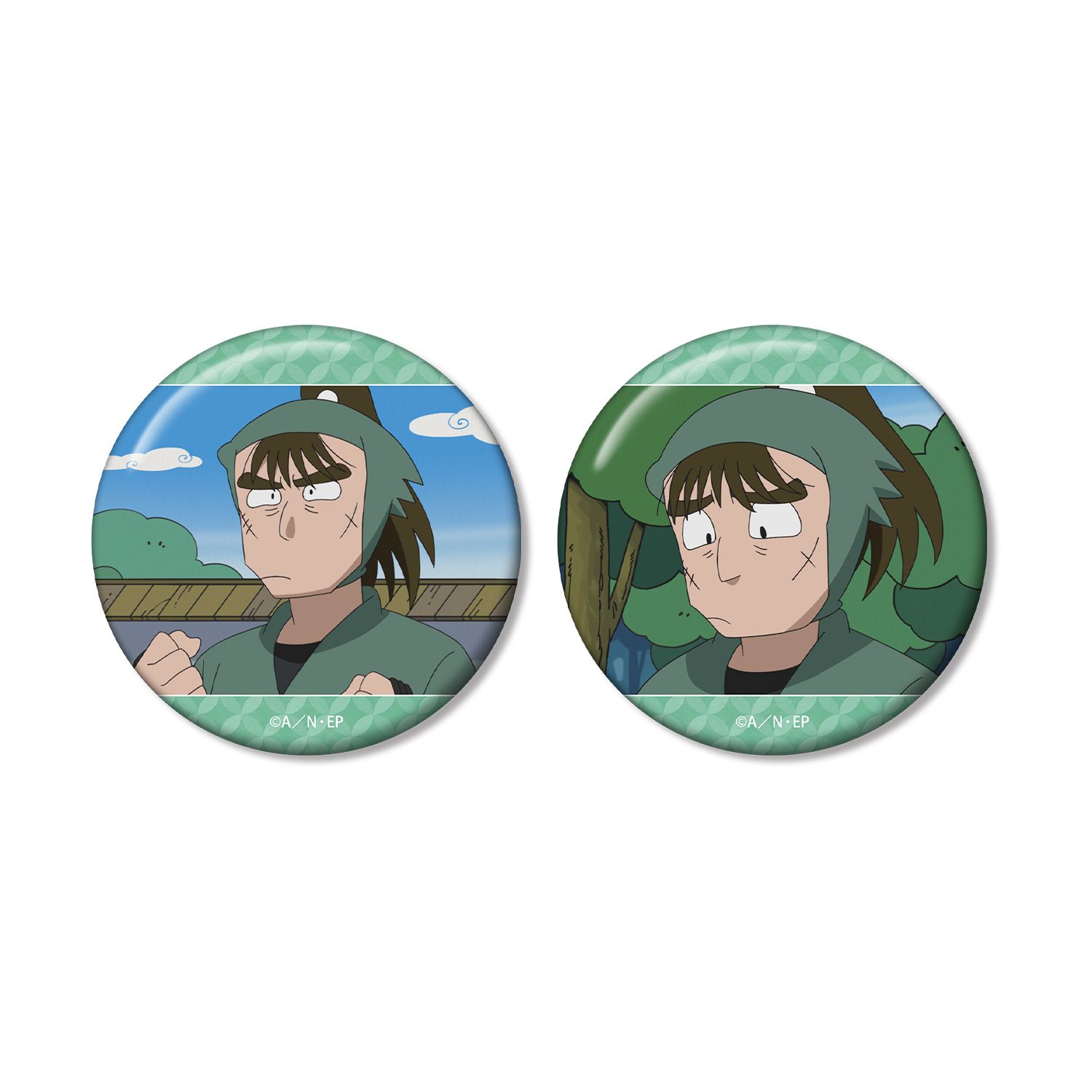忍たま乱太郎 中在家長次 場面写缶バッジ2個セット - 公式商品画像 | AniSmile