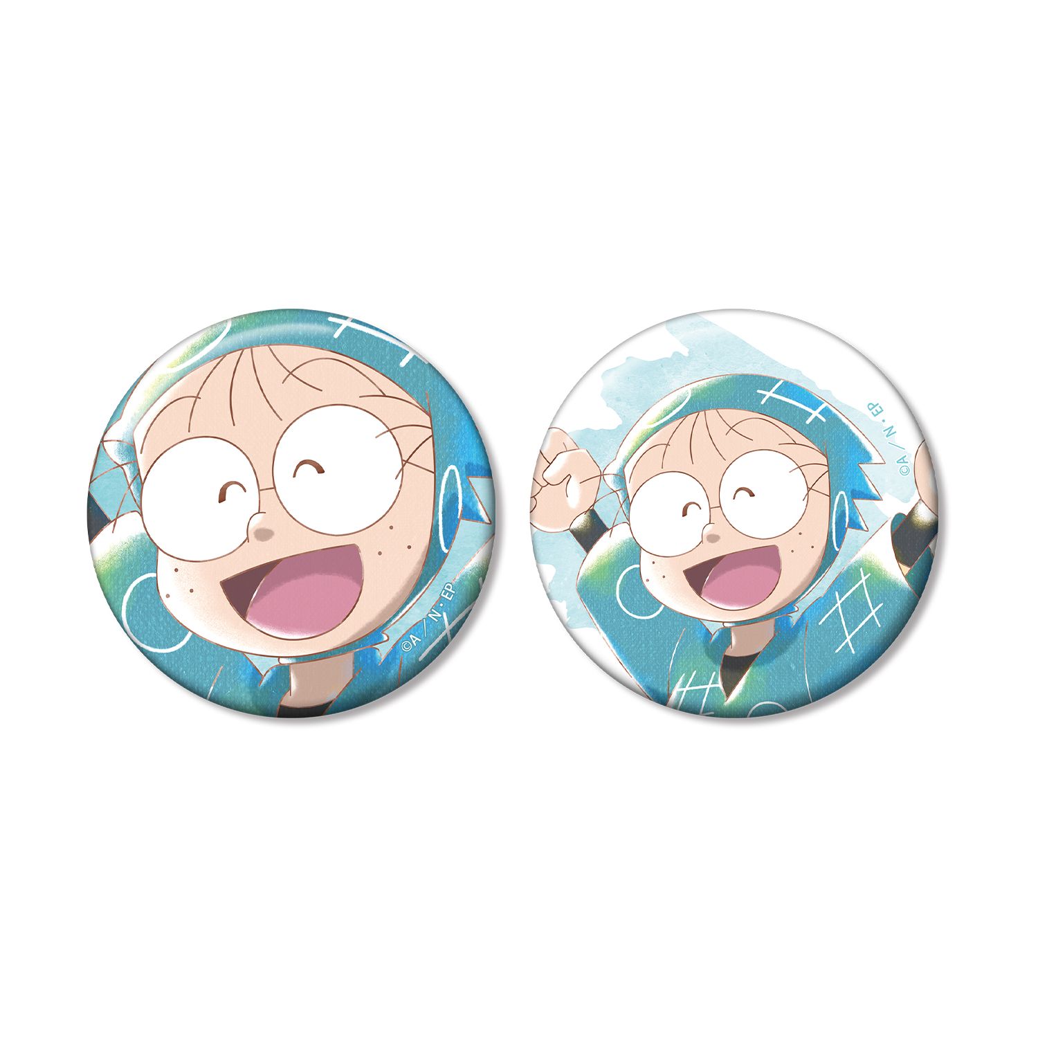 忍たま乱太郎 猪名寺乱太郎 Ani-Art aqua label 第2弾 缶バッジ2個セット - 公式商品画像 | AniSmile
