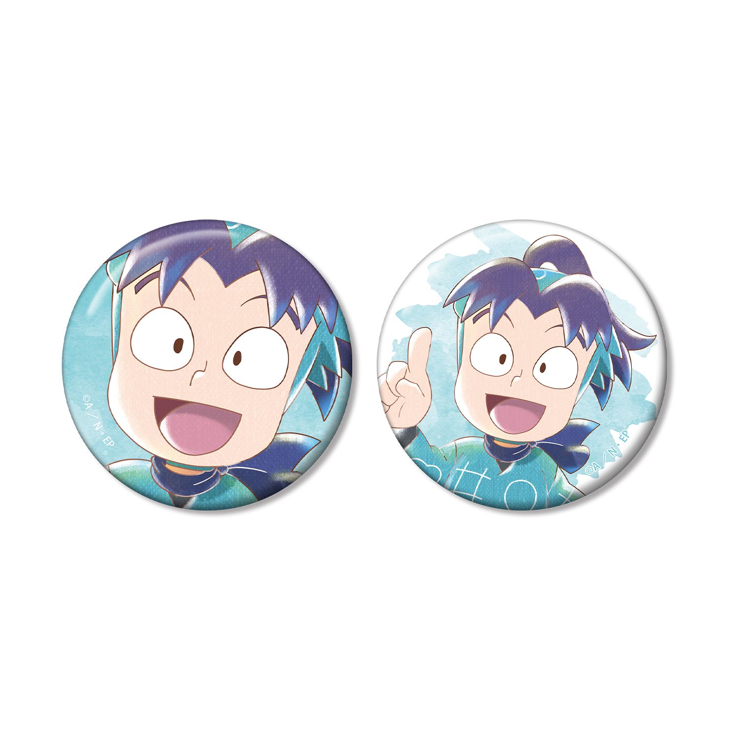 忍たま乱太郎 摂津のきり丸 Ani-Art aqua label 第2弾 缶バッジ2個セット - 公式商品画像 | AniSmile
