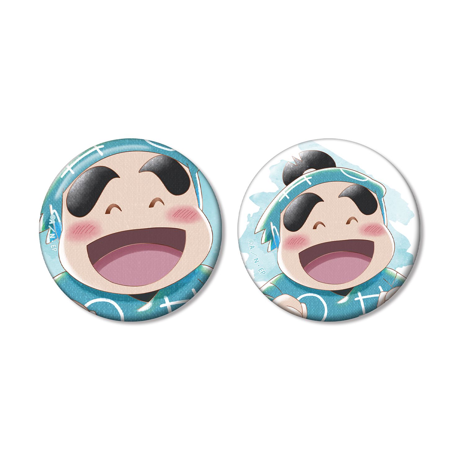 忍たま乱太郎 福富しんべヱ Ani-Art aqua label 第2弾 缶バッジ2個セット - 公式商品画像 | AniSmile