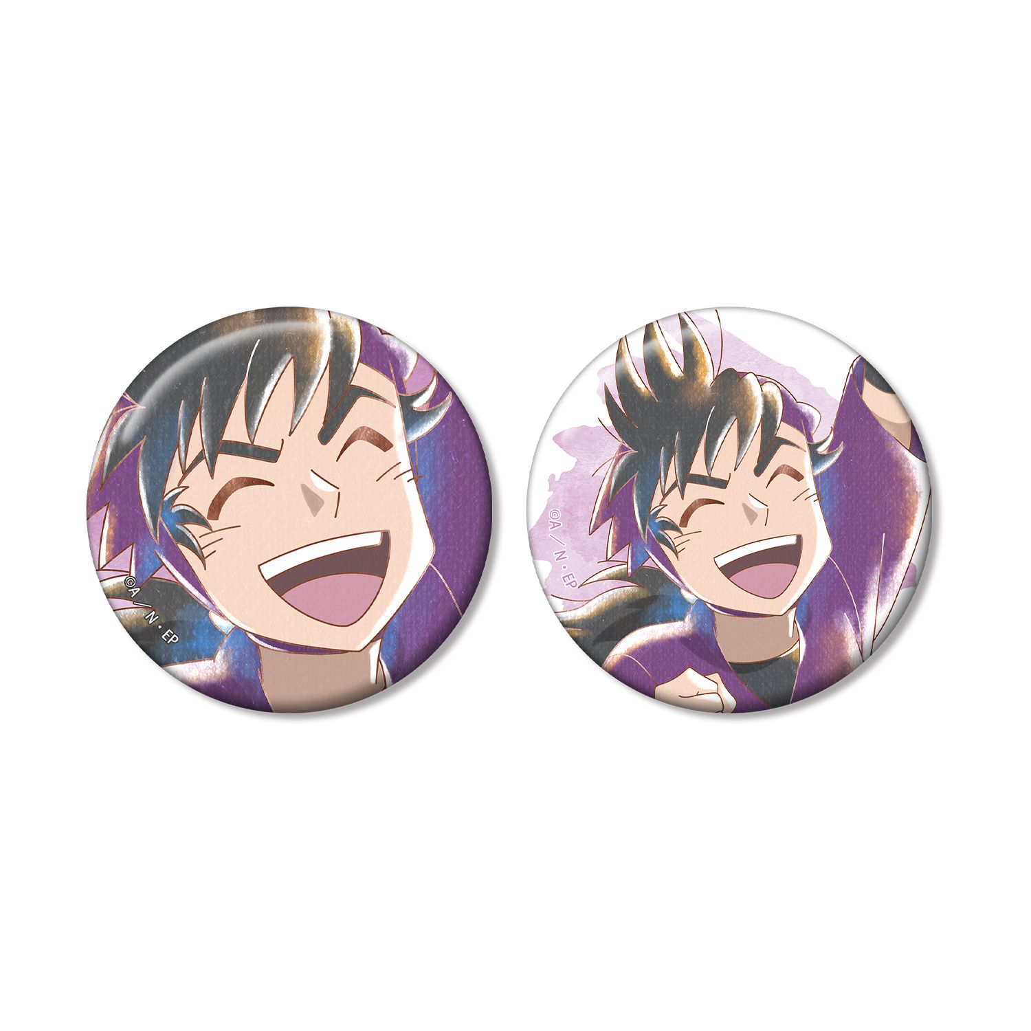 忍たま乱太郎 浜 守一郎 Ani-Art aqua label 第2弾 缶バッジ2個セット - 公式商品画像 | AniSmile