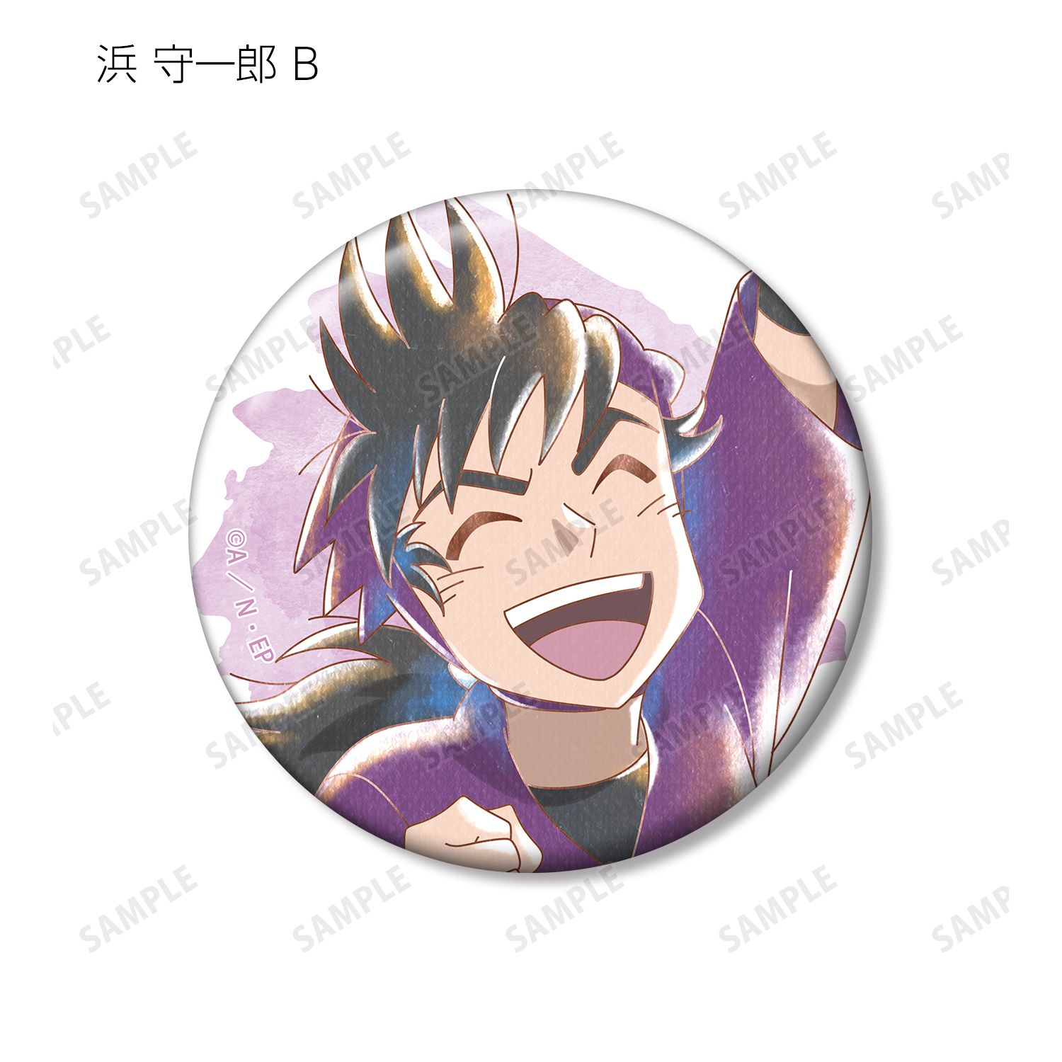 忍たま乱太郎 浜 守一郎 Ani-Art aqua label 第2弾 缶バッジ2個セット 画像 4 | AniSmile