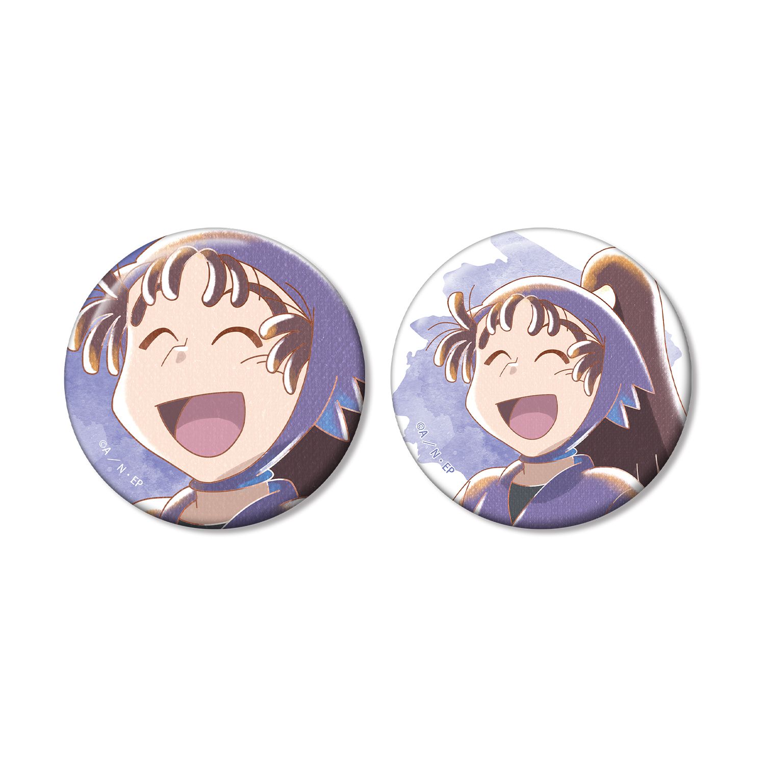 忍たま乱太郎 尾浜勘右衛門 Ani-Art aqua label 第2弾 缶バッジ2個セット - 公式商品画像 | AniSmile