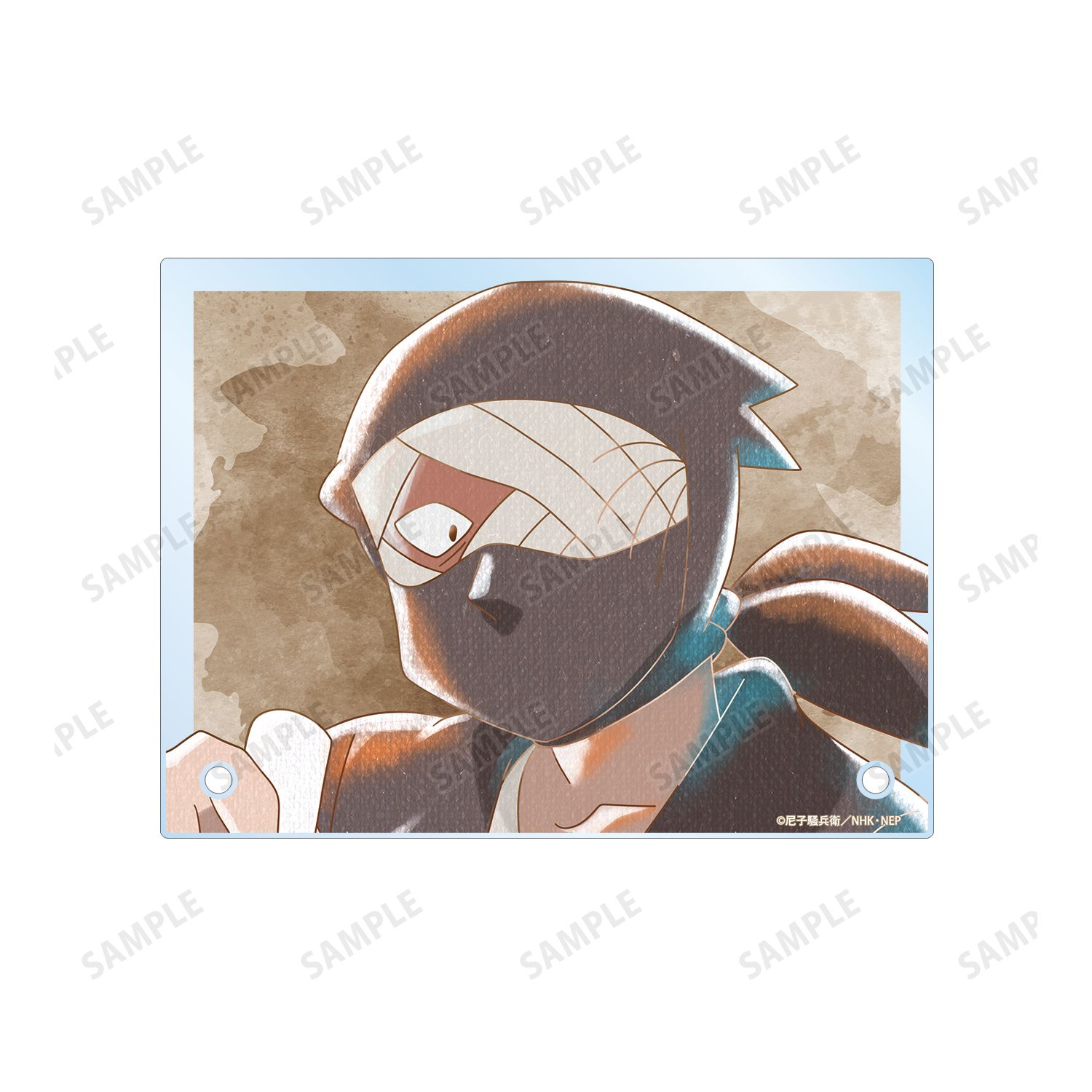 忍たま乱太郎 雑渡昆奈門 Ani-Art aqua label 第2弾 A6アクリルパネル 画像 5 | AniSmile