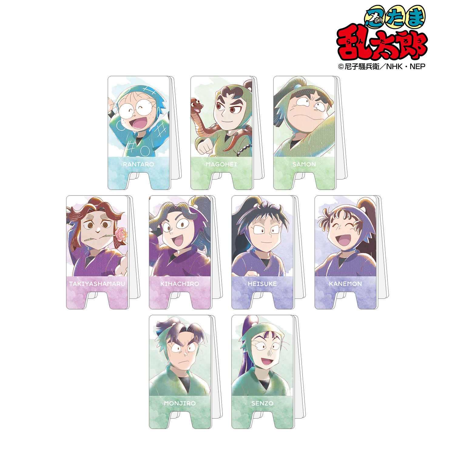 忍たま乱太郎 トレーディング Ani-Art aqua label 第2弾 アクリル立て看板風メモスタンド ver.A(単位/単品) 画像 3 | AniSmile