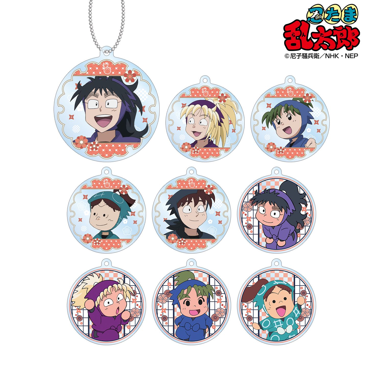 忍たま乱太郎 トレーディングアクリルキーホルダー 火薬委員会ver.(単位/単品) 画像 2 | AniSmile