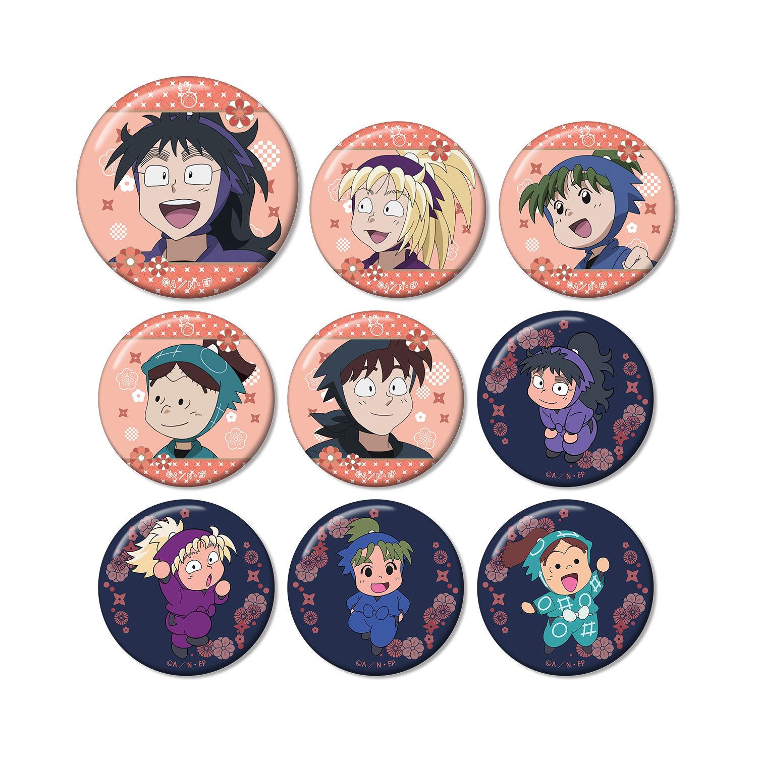 忍たま乱太郎 トレーディング缶バッジ 火薬委員会ver.(単位/単品) - 公式商品画像 | AniSmile