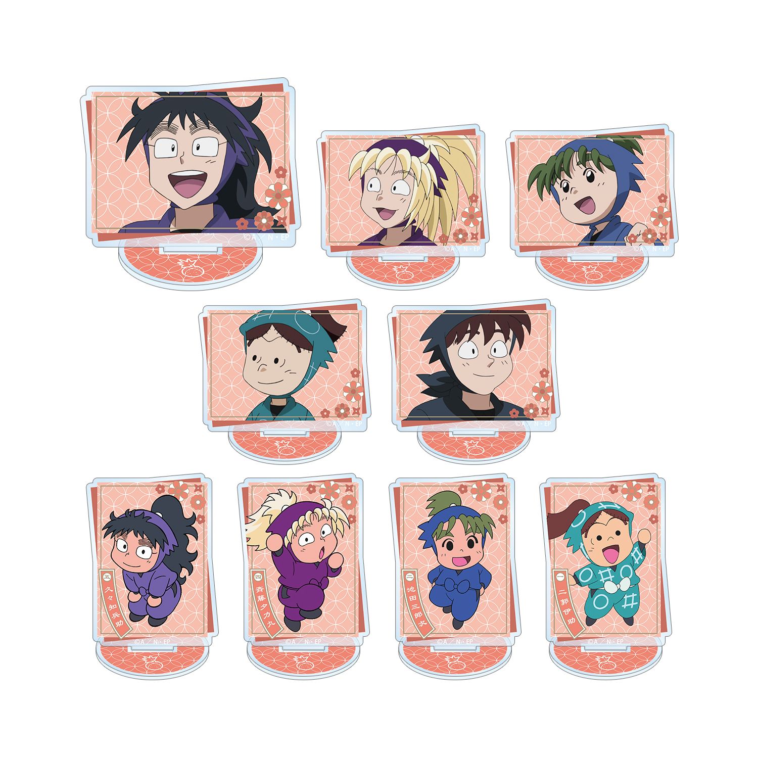 忍たま乱太郎 トレーディングアクリルスタンド 火薬委員会ver.(単位/単品) - 公式商品画像 | AniSmile