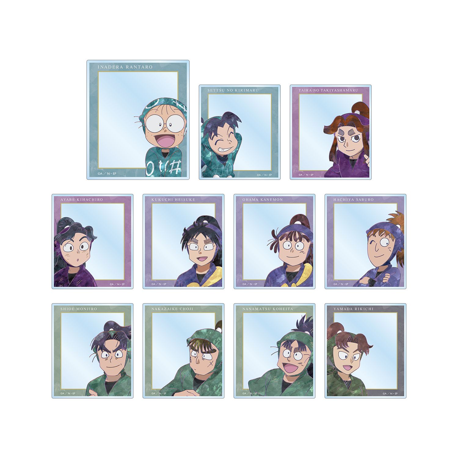 忍たま乱太郎 トレーディング Ani-Art 第2弾 フォトフレーム風アクリルカード ver.A(単位/単品) - 公式商品画像 | AniSmile
