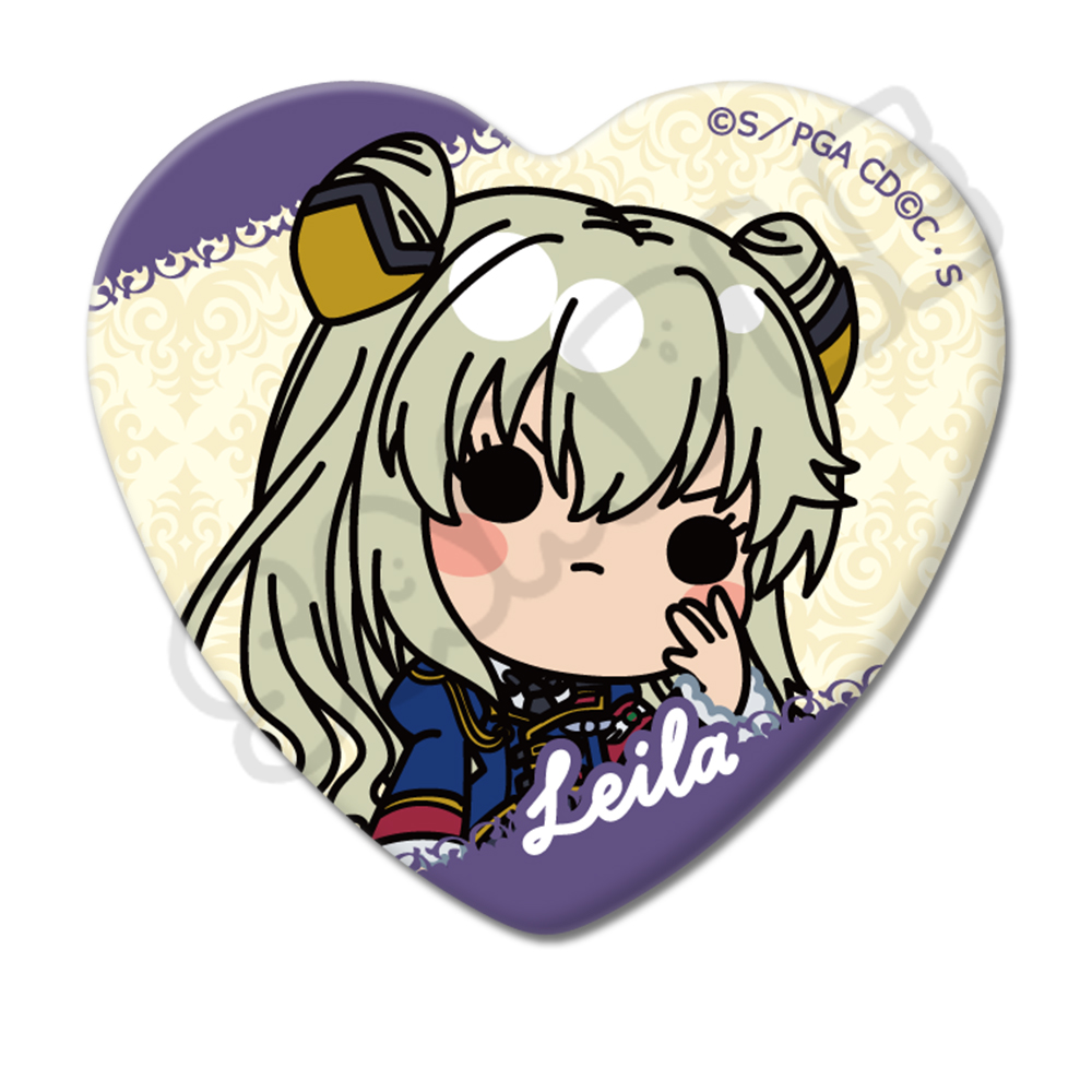 『コードギアス 亡国のアキト』ハート型缶バッジ MB (レイラ・マルカル) 画像 5 | AniSmile