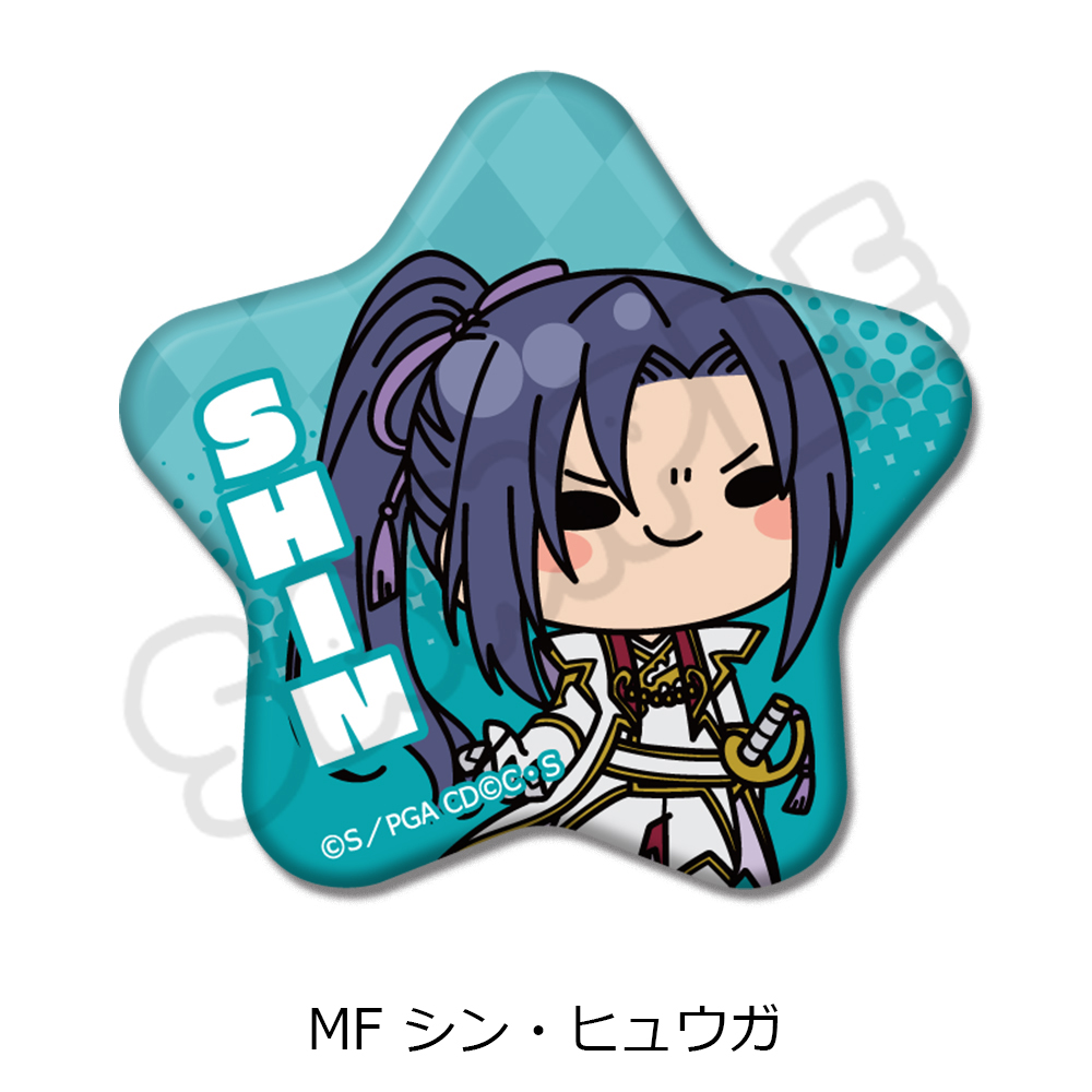 『コードギアス 亡国のアキト』星形缶バッジ MF (シン・ヒュウガ) 画像 4 | AniSmile