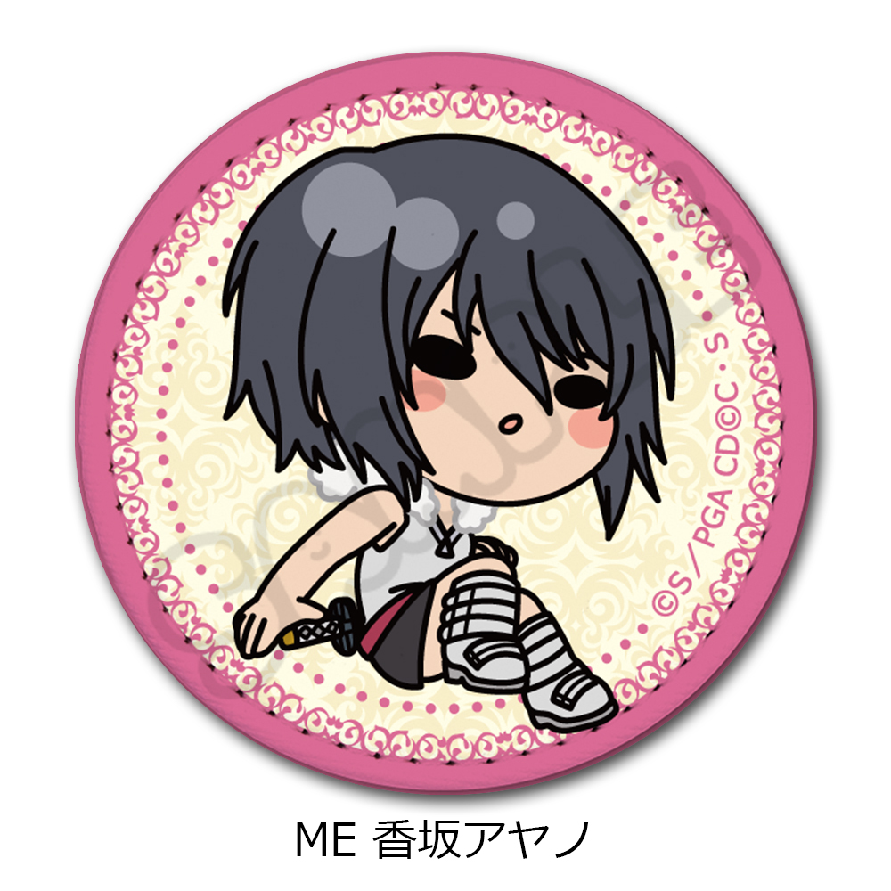『コードギアス 亡国のアキト』レザーバッジ(丸形) ME (香坂アヤノ) 画像 4 | AniSmile