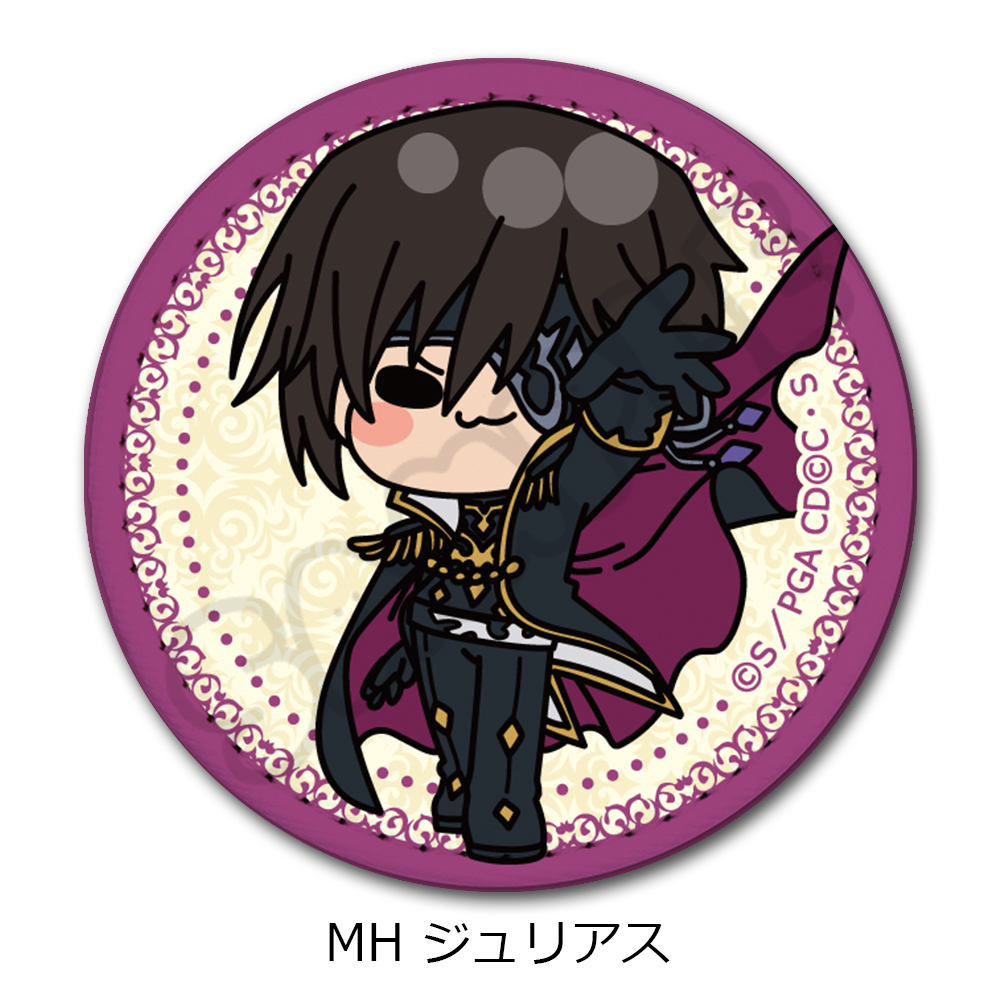 『コードギアス 亡国のアキト』レザーバッジ(丸形) MH (ジュリアス) 画像 4 | AniSmile