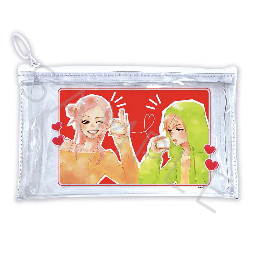 『ラブ★コン』フラットクリアポーチ デザインA 画像 4 | AniSmile