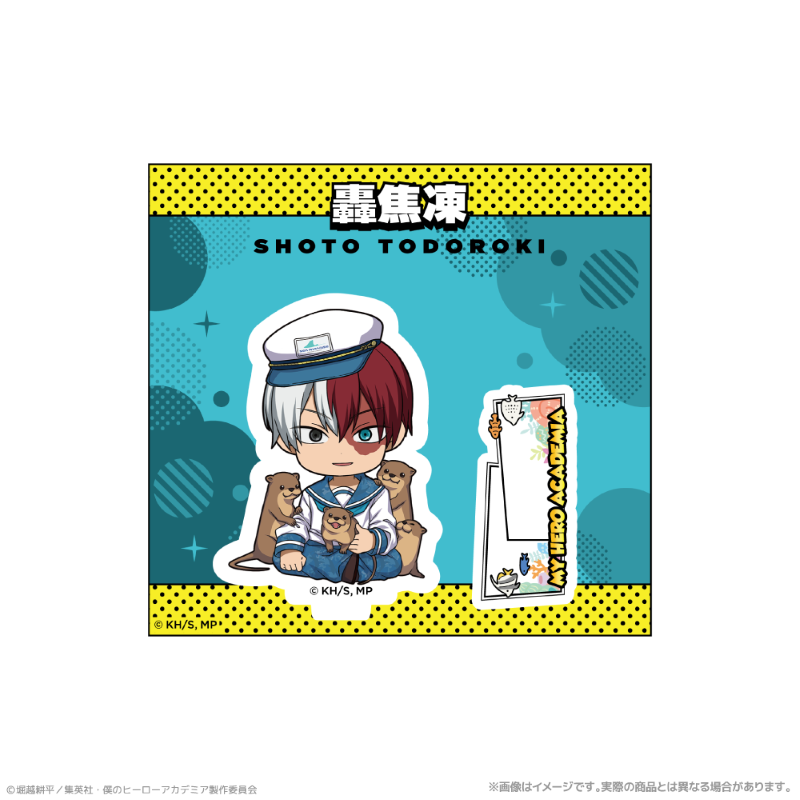 アニメ『僕のヒーローアカデミア』 ミニキャラアクリルスタンド_轟焦凍 海の生きものたちと一緒にPLUS ULTRA - 公式商品画像 | AniSmile
