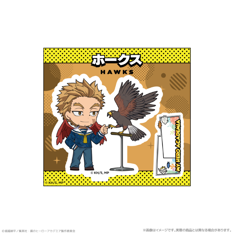 アニメ『僕のヒーローアカデミア』 ミニキャラアクリルスタンド_ホークス 海の生きものたちと一緒にPLUS ULTRA - 公式商品画像 | AniSmile