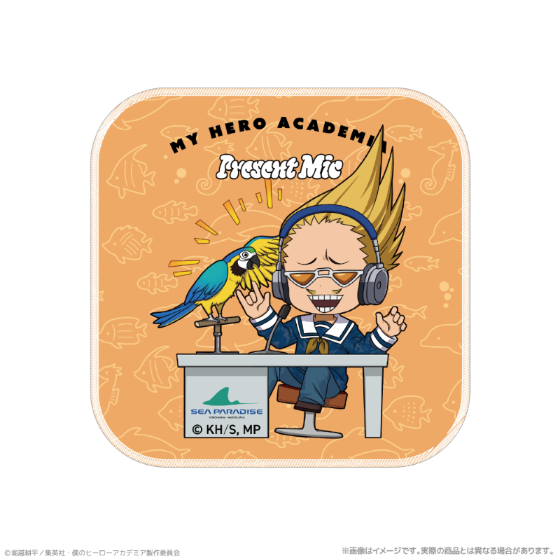 アニメ『僕のヒーローアカデミア』 ハンドタオル_プレゼント・マイク 海の生きものたちと一緒にPLUS ULTRA - 公式商品画像 | AniSmile