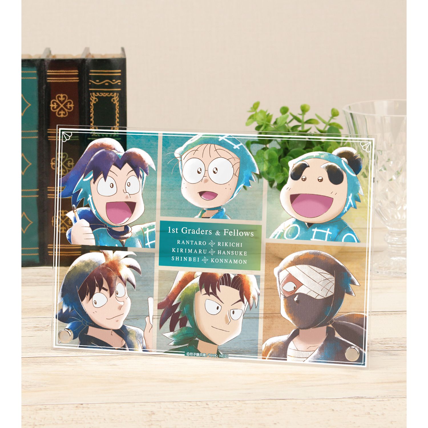 忍たま乱太郎 一年生となかまたち Ani-Art aqua label 第1弾 A5アクリルパネル - 公式商品画像 | AniSmile