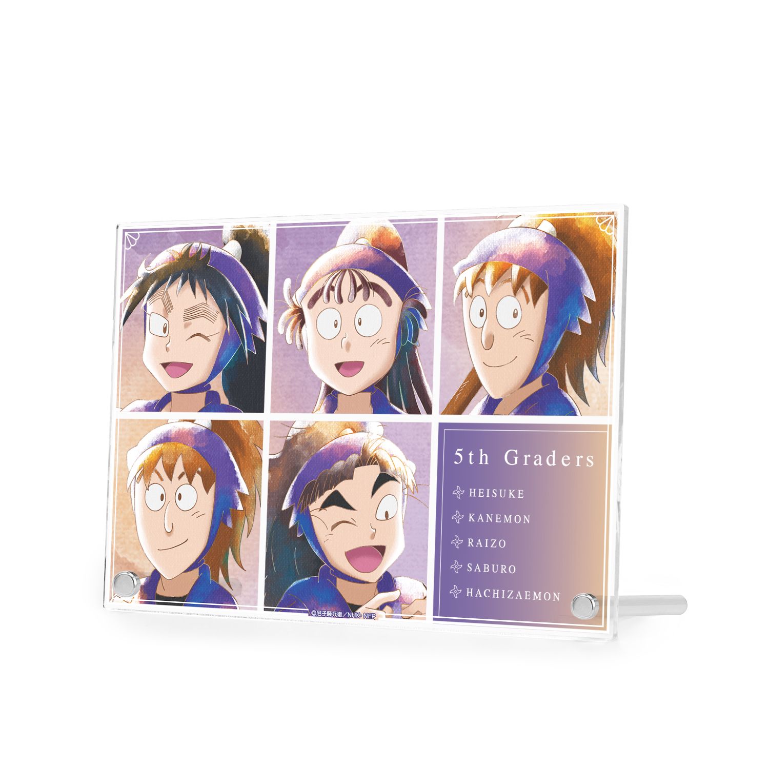 忍たま乱太郎 五年生 Ani-Art aqua label 第1弾 A5アクリルパネル 画像 4 | AniSmile