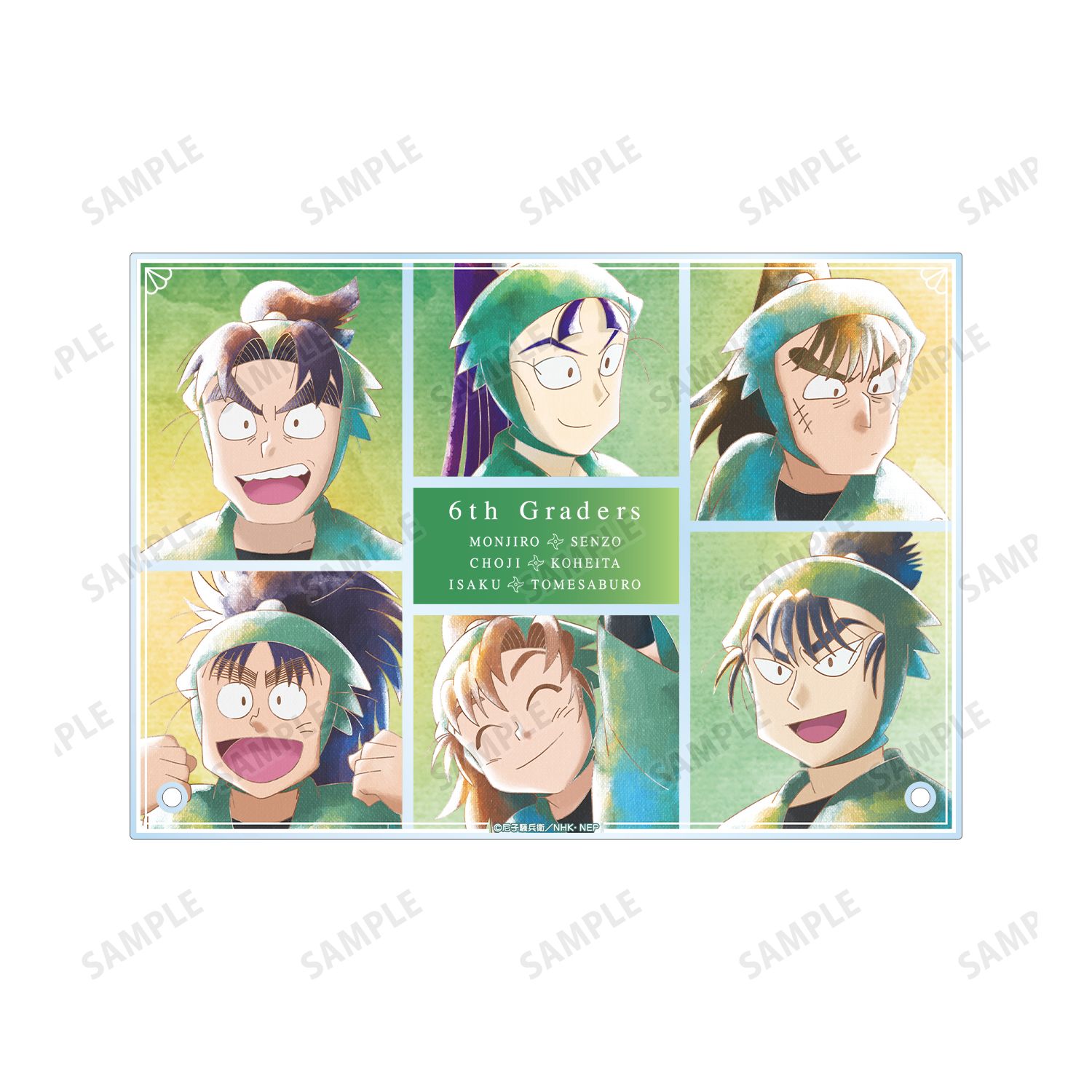 忍たま乱太郎 六年生 Ani-Art aqua label 第1弾 A5アクリルパネル 画像 5 | AniSmile