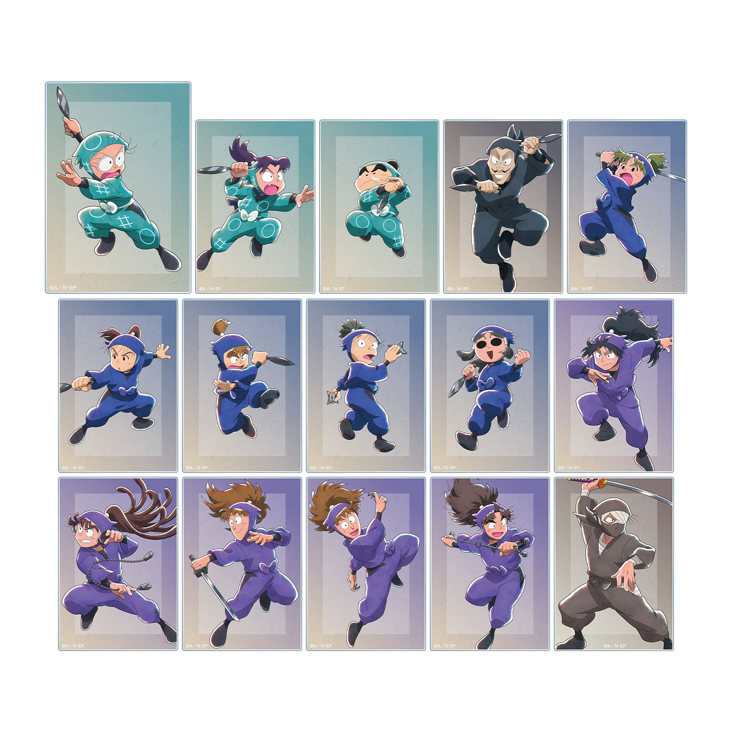 忍たま乱太郎 描き下ろしイラスト みんなで鍛練の段ver. トレーディングアクリルカード(単位/単品) - 公式商品画像 | AniSmile